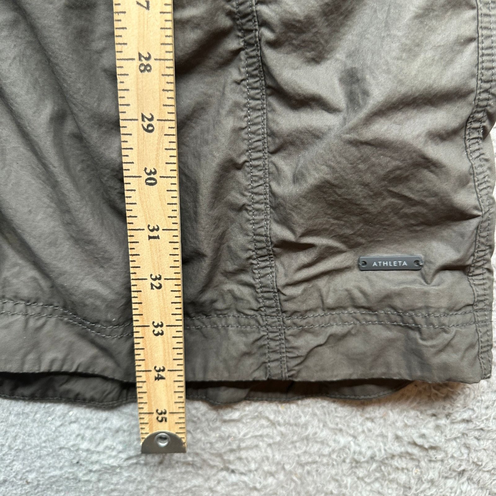 Athleta Athleta Vista Jacket Womens Small Cinch Waist Coat Gray Size S / US 4 / IT 40 - 6 Thumbnail