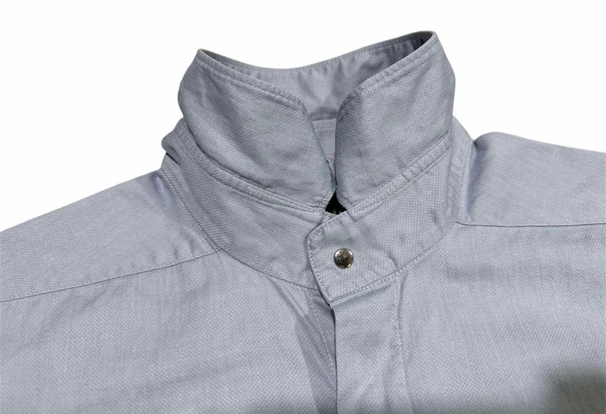 Thierry Mugler 🔥80s Thierry Mugler French Collar Hidden Snap Button Shirt Size US XL / EU 56 / 4 - 7 Thumbnail