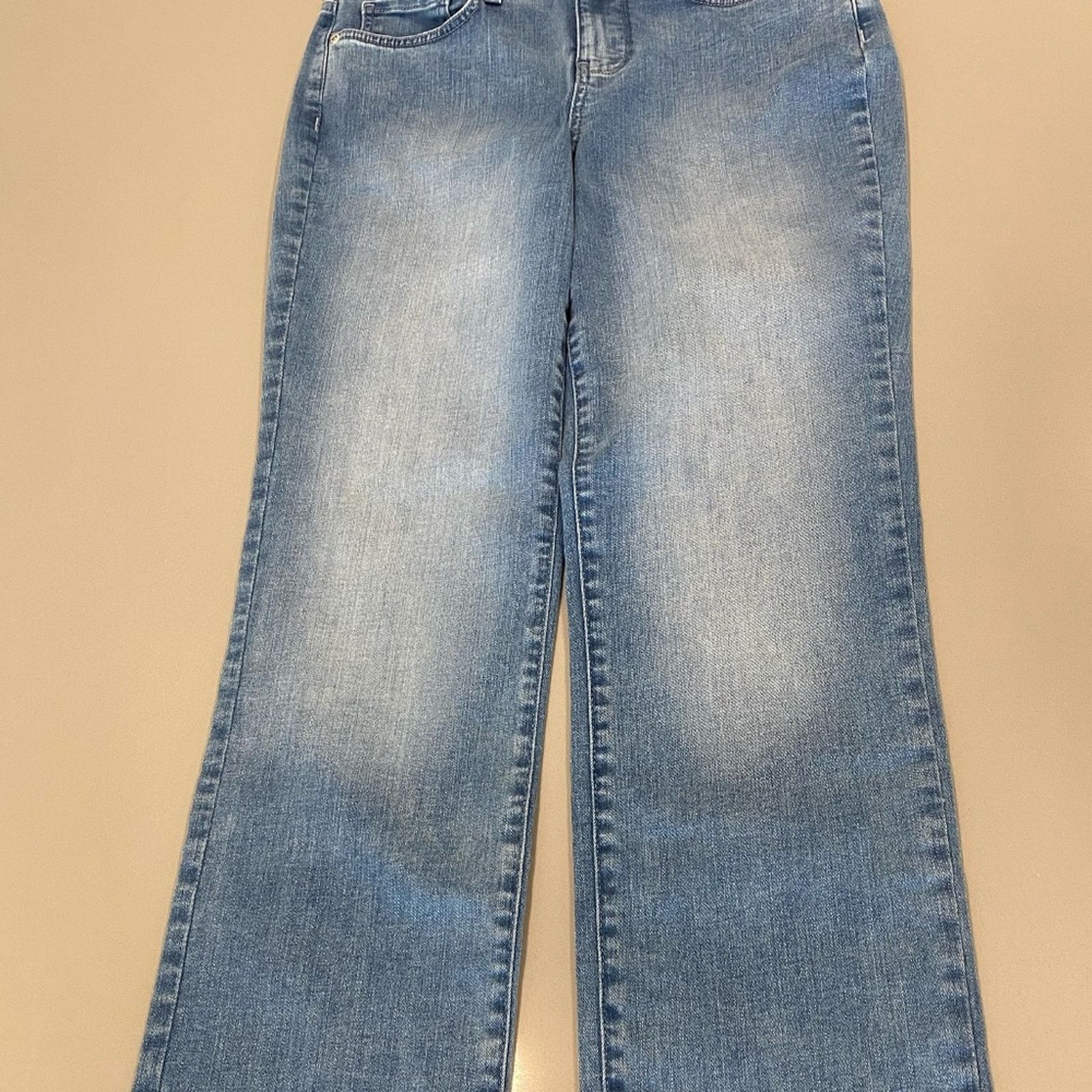 NYDJ NYDJ Marilyn Straight Lift Tuck Jeans - 4 Size 27" / US 4 / IT 40 - 4 Thumbnail