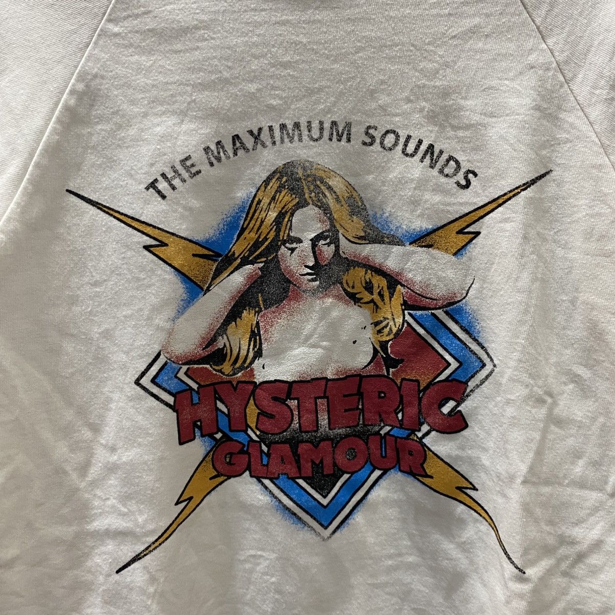 Hysteric Glamour Hysteric Glamour 'The Maximum Sounds' Naked Girl Raglan Size US M / EU 48-50 / 2 - 5 Thumbnail