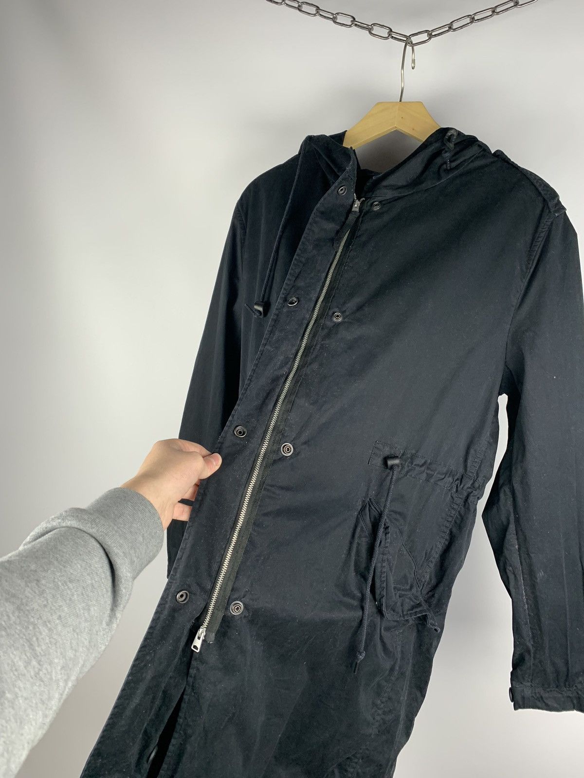 Allsaints Allsaints Caden Parka Coat Jacket Women’s Size 10 Black Top Size M / US 6-8 / IT 42-44 - 11 Thumbnail