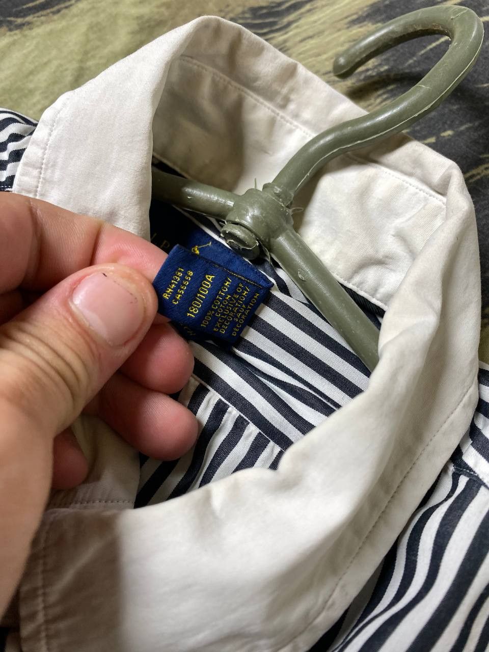 Polo Ralph Lauren Polo Ralph Lauren 100% Cotton Striped Button Up Shirt Size L Size US L / EU 52-54 / 3 - 4 Thumbnail