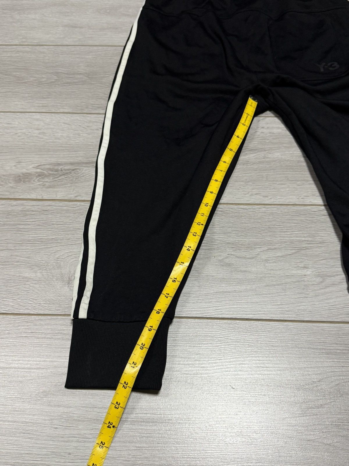 Y-3 Y-3 wide cropped stripes pants pocket logo Size US 32 / EU 48 - 10 Thumbnail