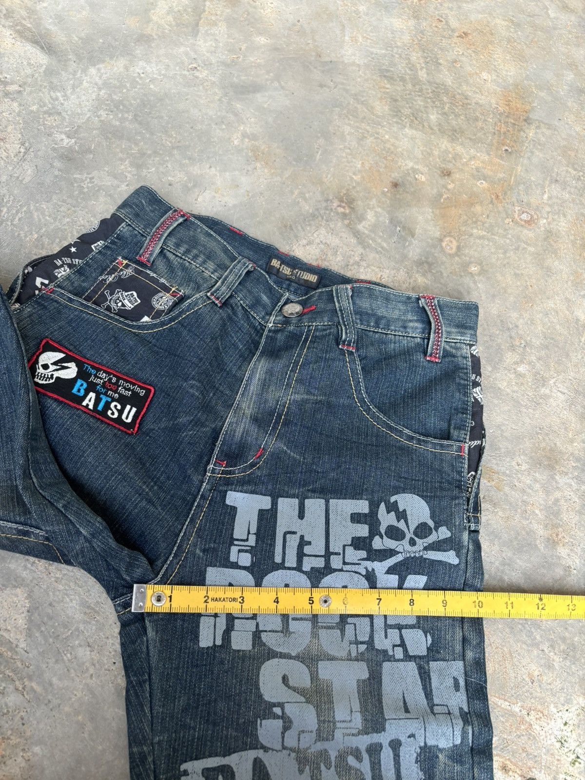 Hysteric Glamour Ba-tsu Studio Ifsixwasnine Punk Style Jeans Size US 29 - 11 Thumbnail