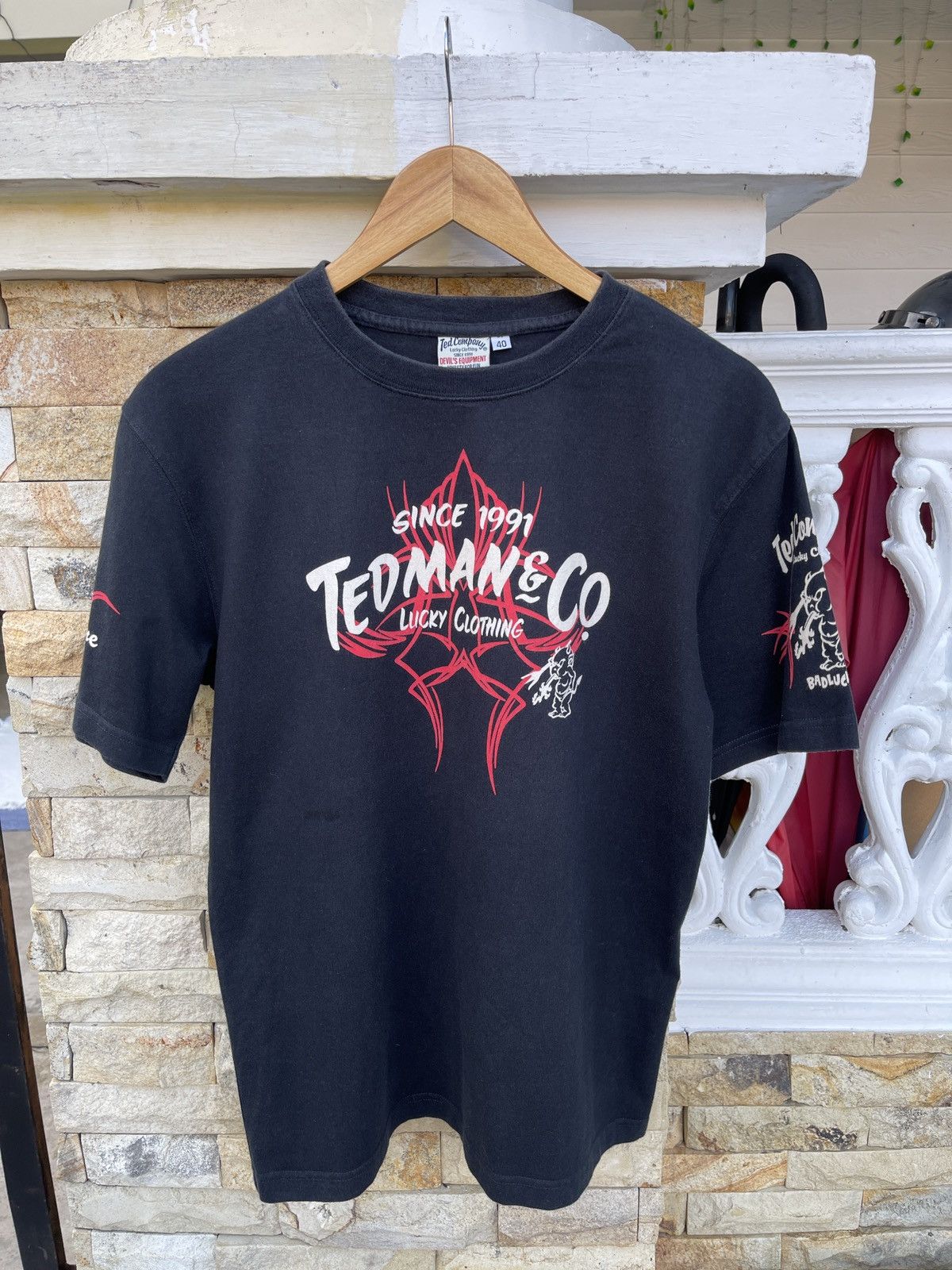 Tedman Rare🔥Vintage TEDMAN Ted Company Devils Equipment T-Shirt Size US M / EU 48-50 / 2 - 2 Thumbnail