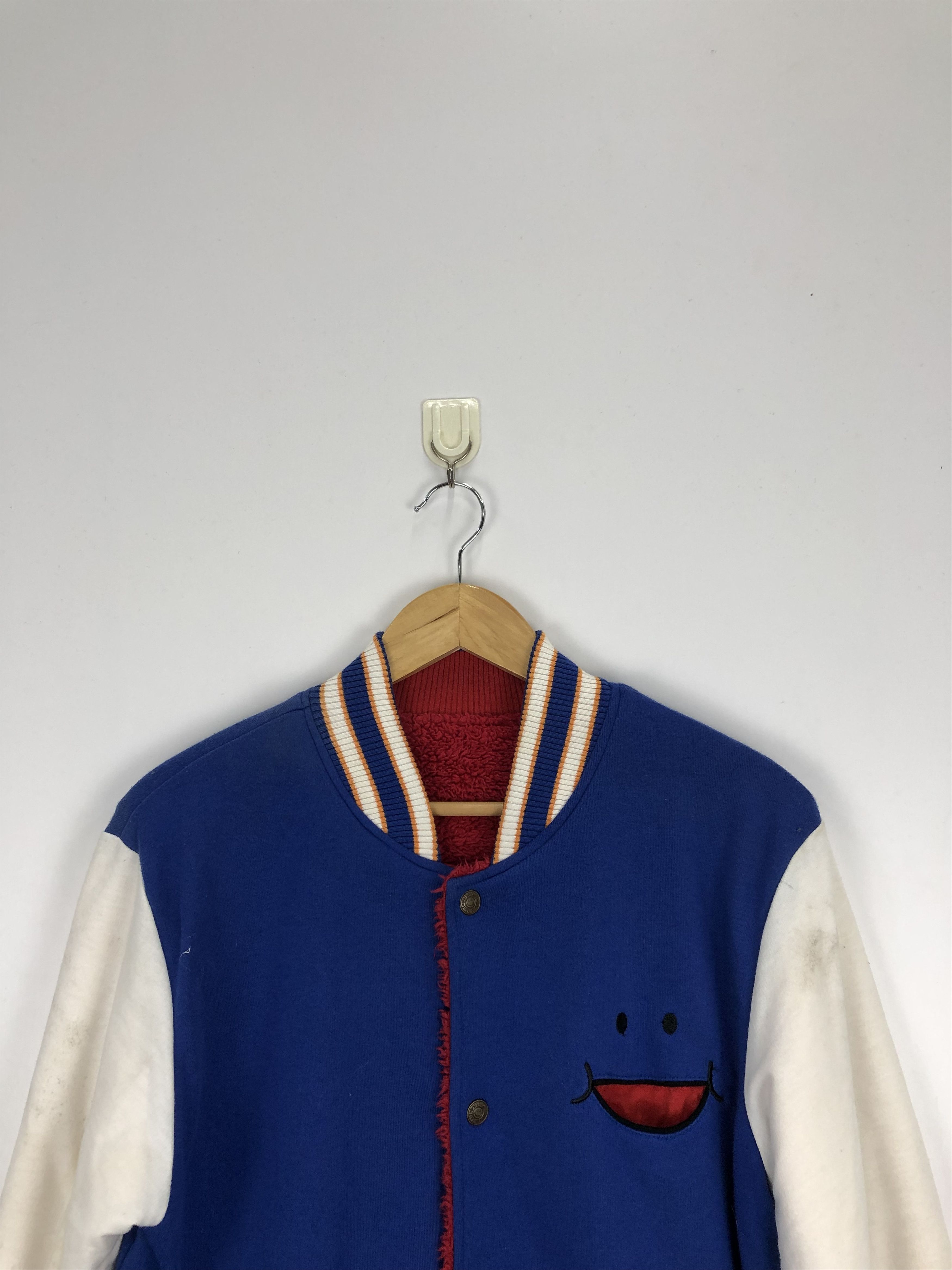 Japanese Brand Vintage Japanese Brand Button Up Bomber Wool Jacket JA0105 Size US M / EU 48-50 / 2 - 2 Thumbnail