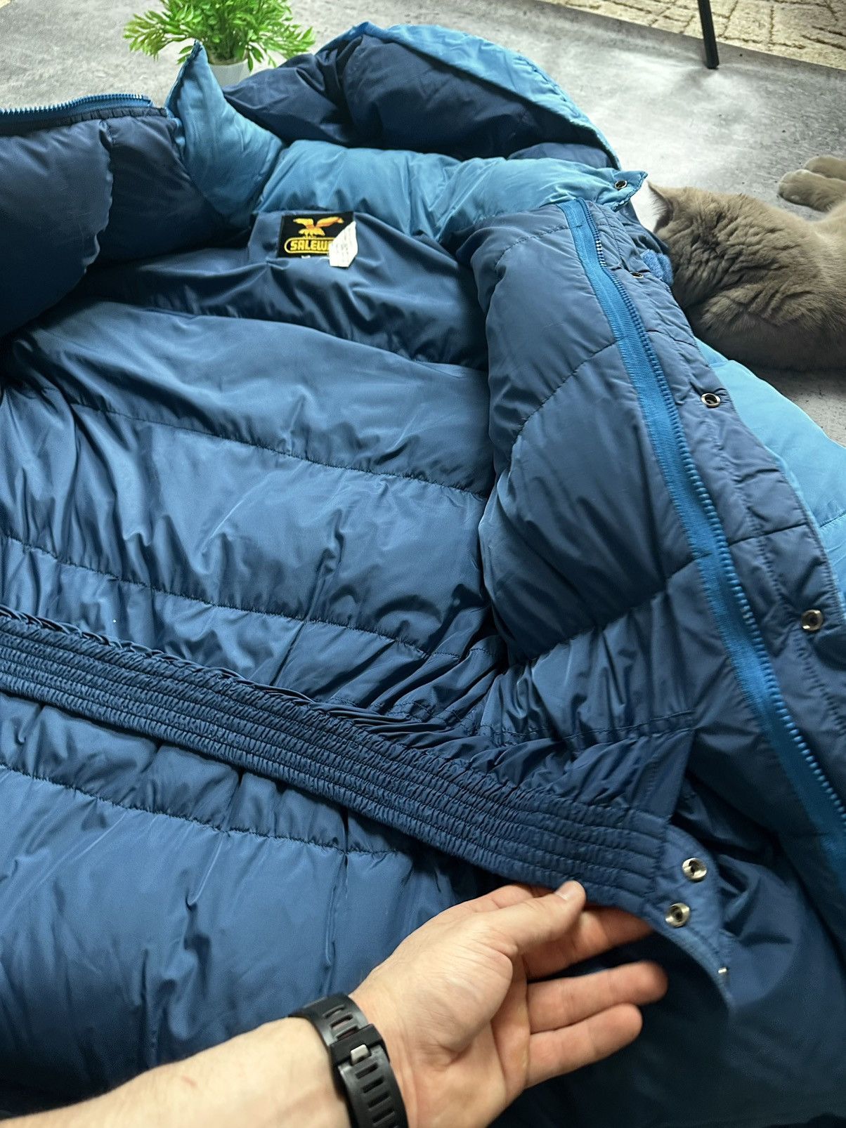 SALEWA Salewa Bering Himalayan 1700 Outdoor Ski Down Parka Jacket Size US M / EU 48-50 / 2 - 10 Thumbnail