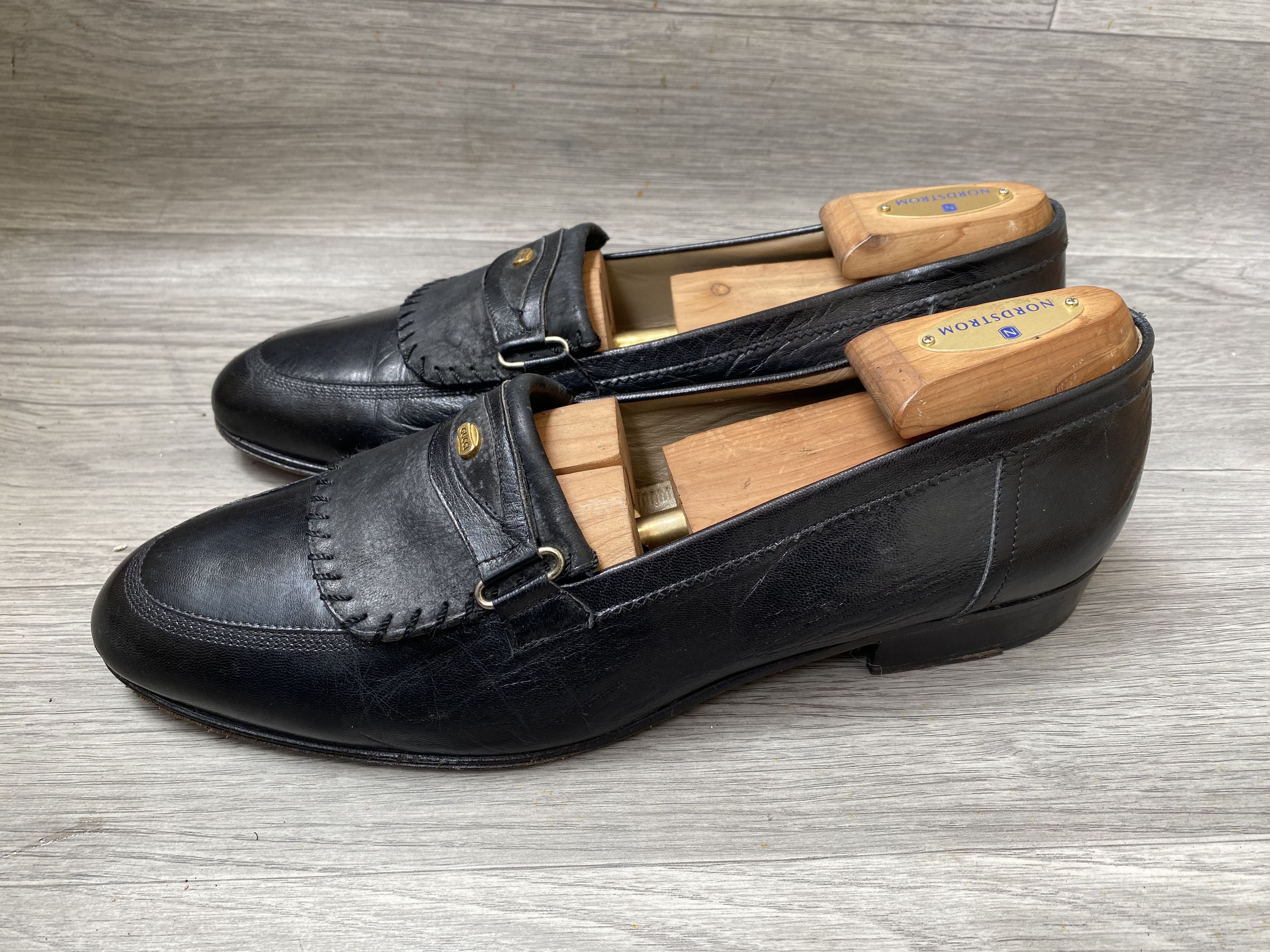 Gucci Gucci tomford era black leather slip on penny loafer uk 9s Size US 10 / EU 43 - 5 Thumbnail