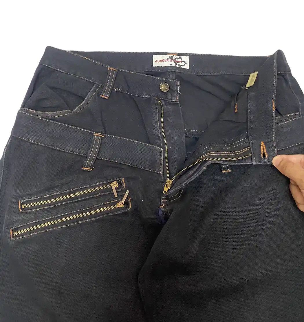 Hysteric Glamour × If Six Was Nine JUNGLE STORM JAPAN DOUBLE WAIST ZIPPER POCKET BONDAGE JEANS Size US 32 / EU 48 - 8 Thumbnail