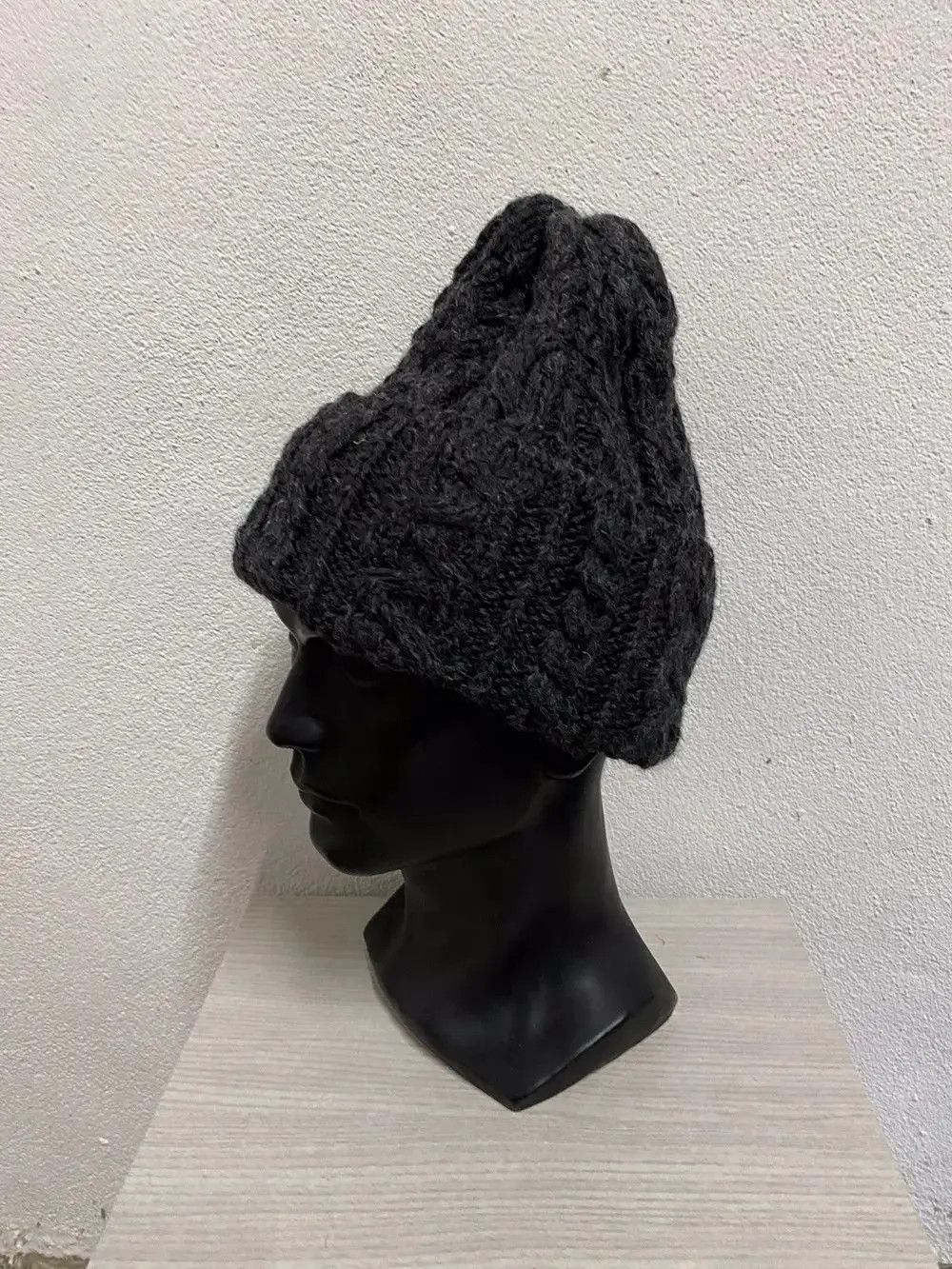 Japanese Brand × Vintage Stuart Austin Plain Knit Beanie Hat Size ONE SIZE - 2 Thumbnail