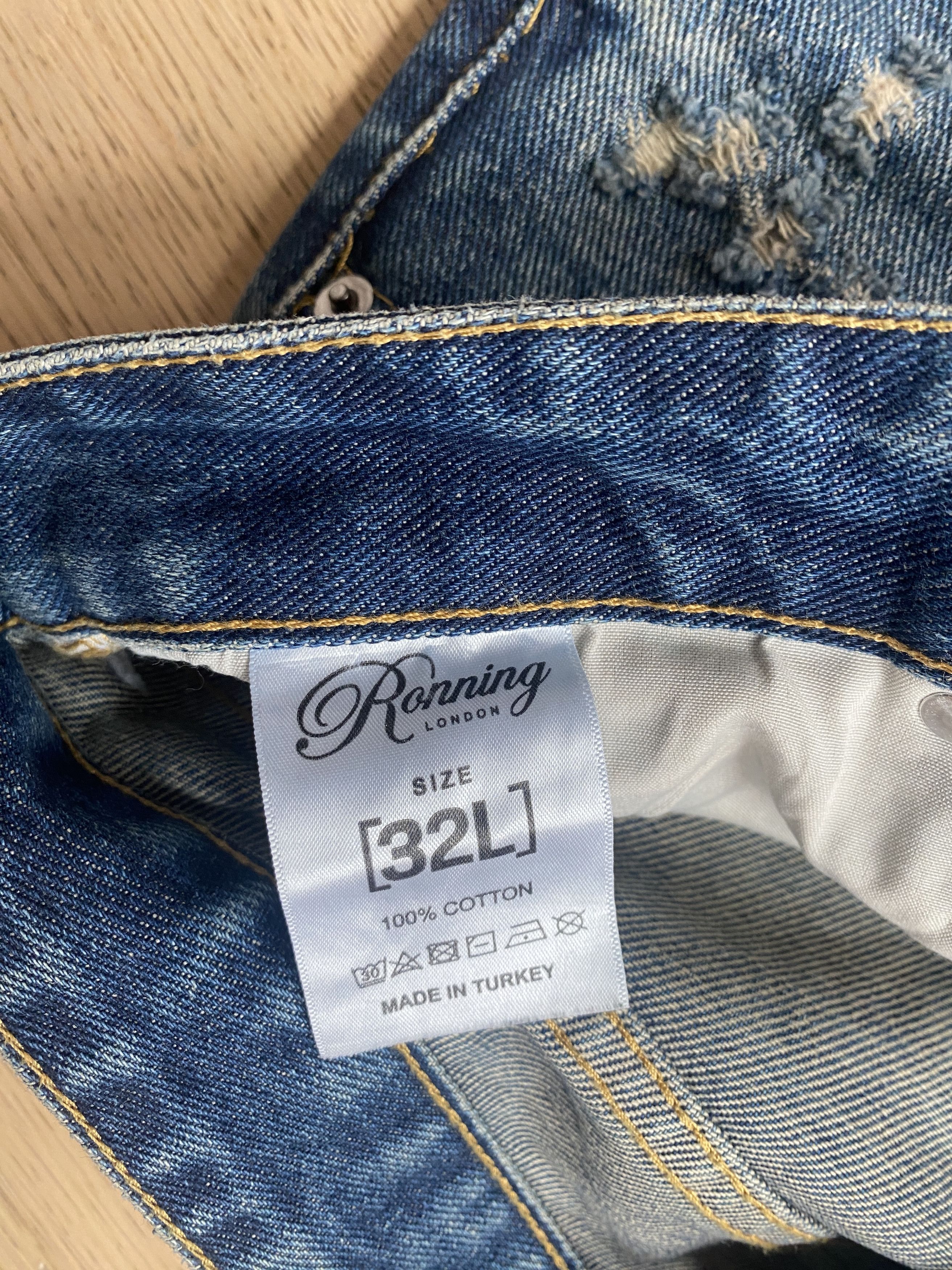 Ronning Classic Jeans - Distressed Denim Size US 32 / EU 48 - 4 Thumbnail
