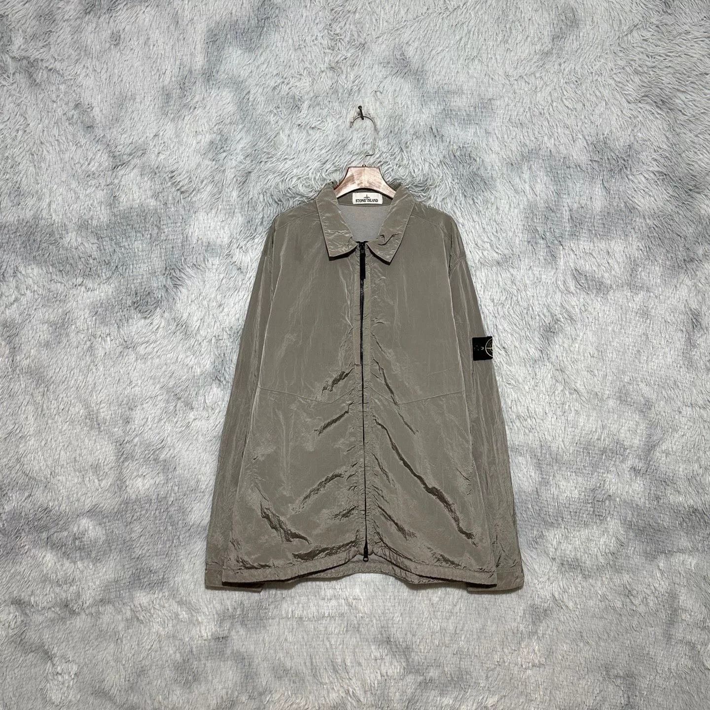 Stone Island Stone Island Silver Jacket Outerwear Size US XXL / EU 58 / 5 - 1 Thumbnail