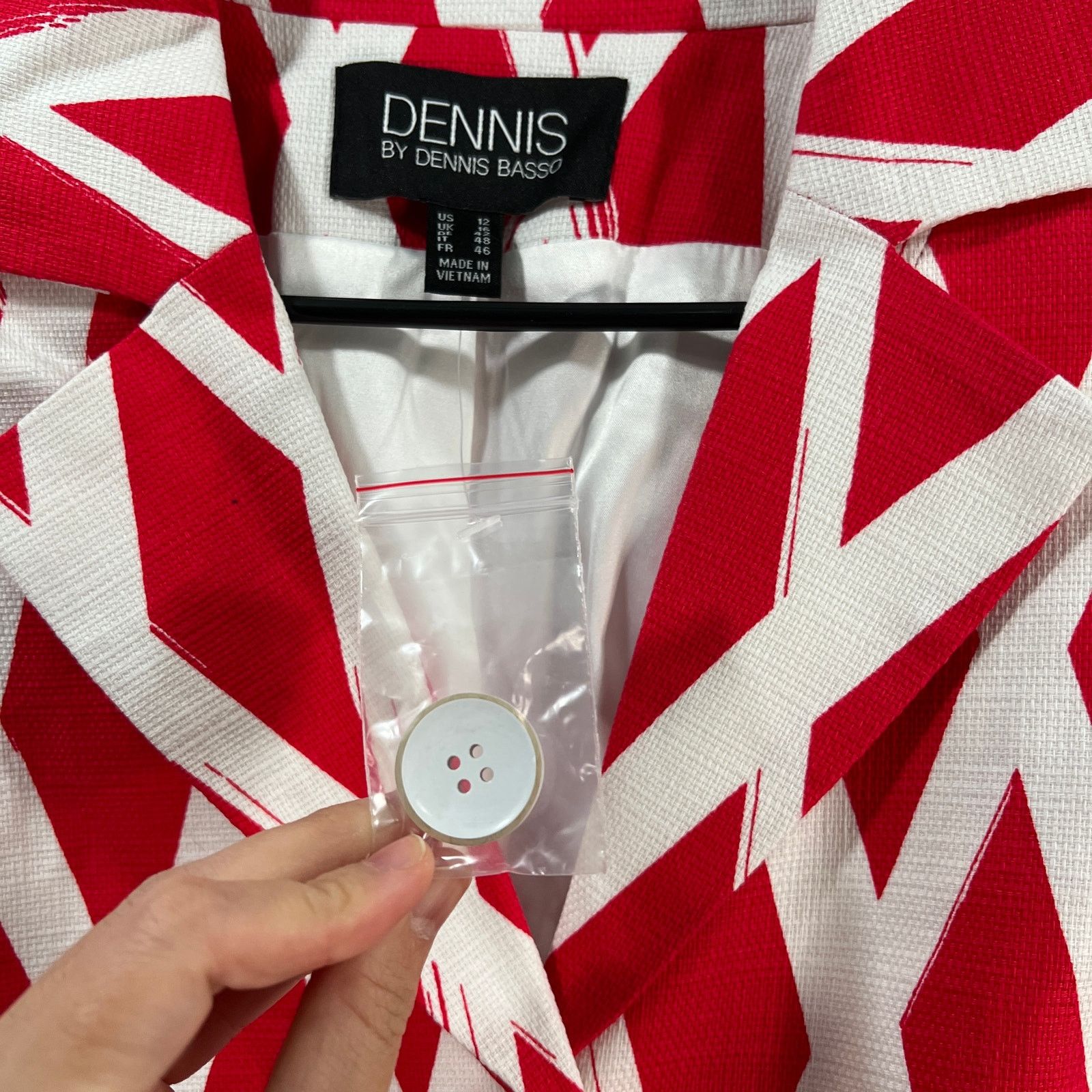Other Dennis Basso Suits Womens Printed Toppe Size XL / US 12-14 / IT 48-50 - 4 Thumbnail