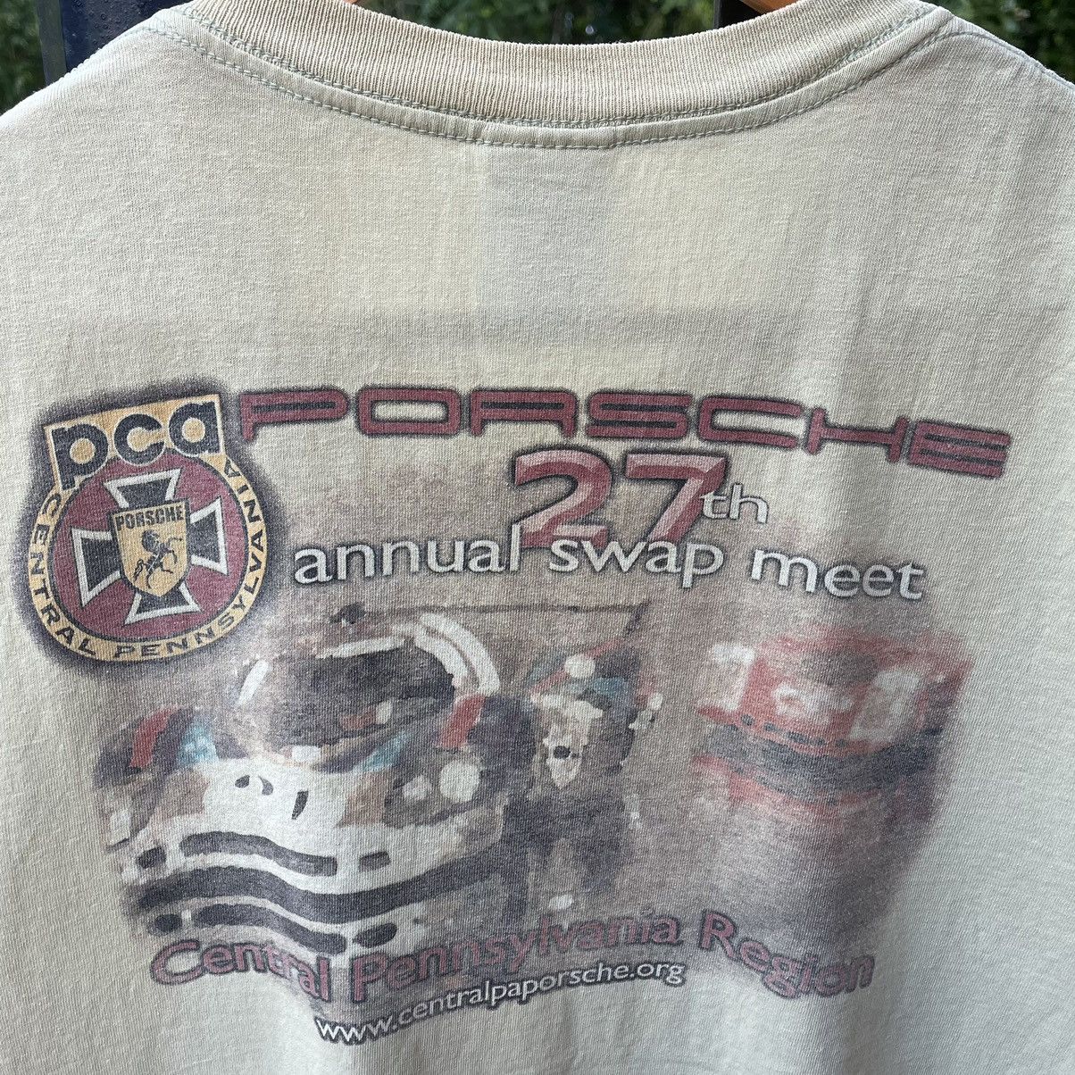 Porsche Design × Vintage 🔥🔥Vintage Y2K Porshe 27th Annual Swap Meet Promo Tee Size US M / EU 48-50 / 2 - 2 Thumbnail