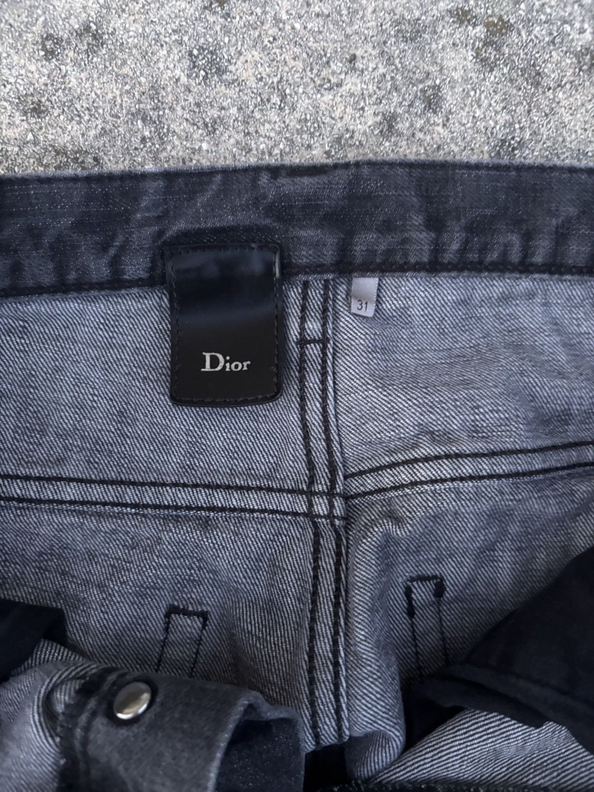 Dior Dior Homme AW07 Hedi Slimane unwaxed luster denim Size US 31 - 9 Thumbnail