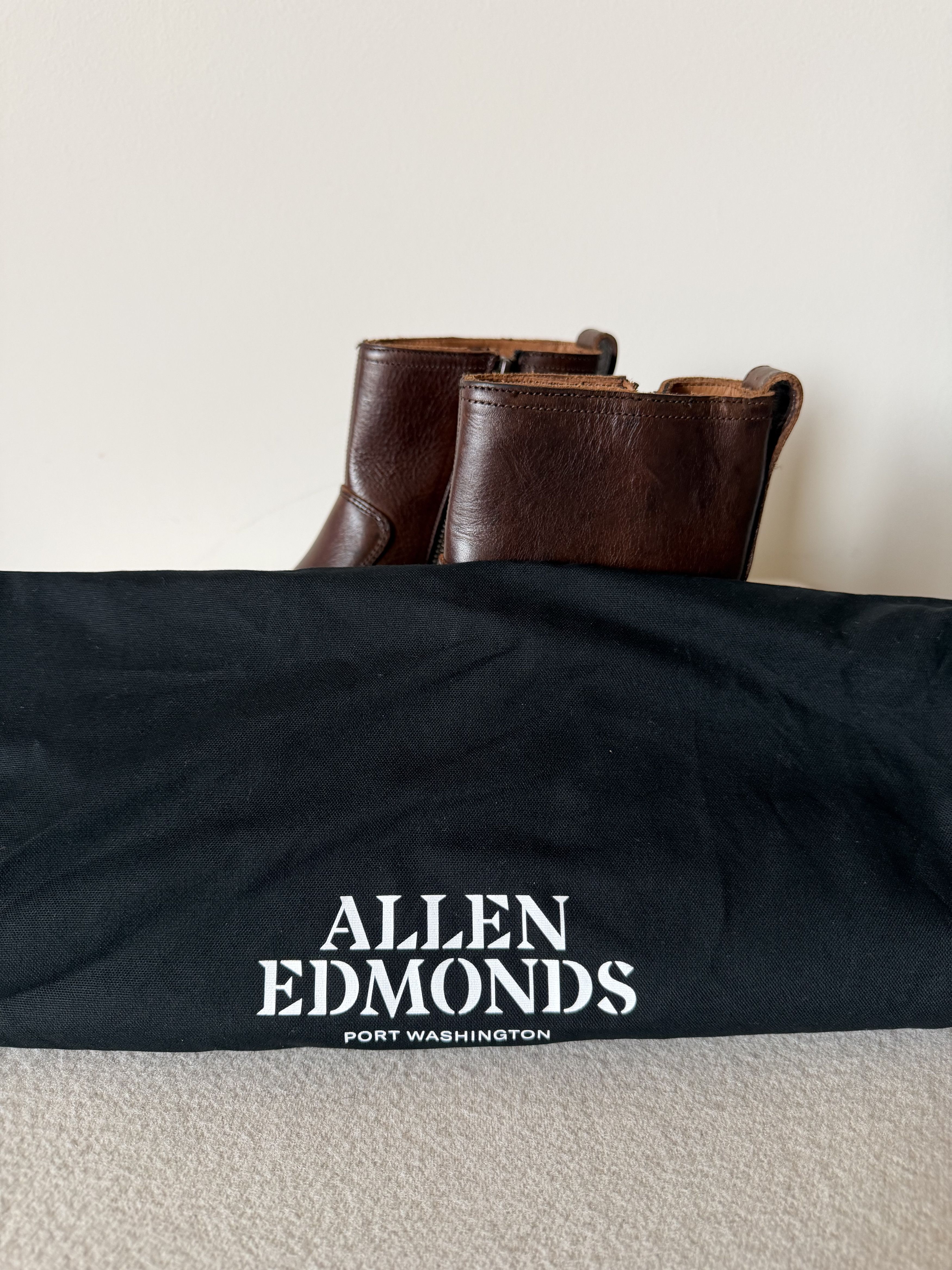 Allen Edmonds Allen Edmonds Tompkins Leather Zip Boots in Brown Size US 8 / EU 41 - 8 Thumbnail