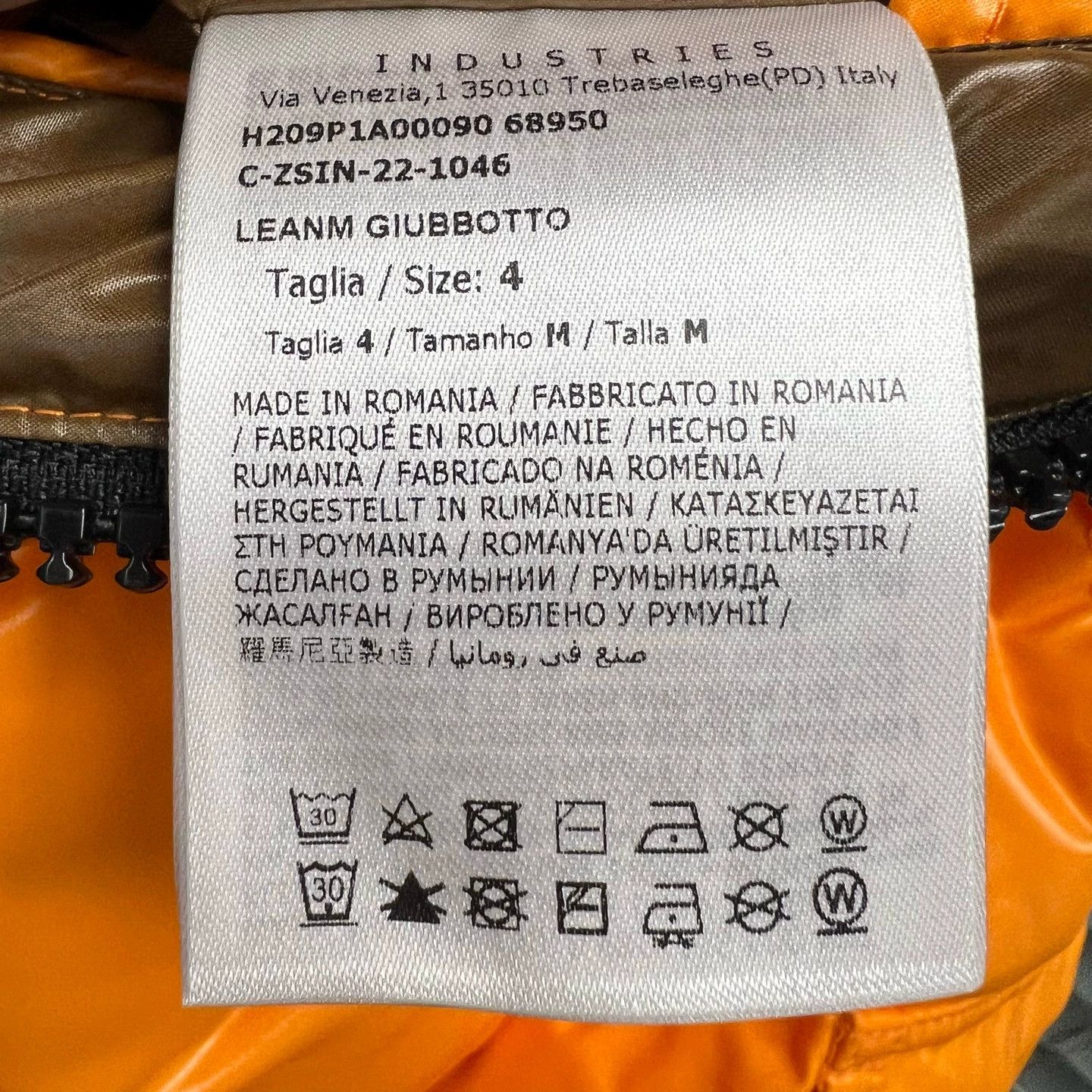 Moncler Moncler Men's Leanm Orange Down Jacket Size 4 New Size US L / EU 52-54 / 3 - 6 Thumbnail