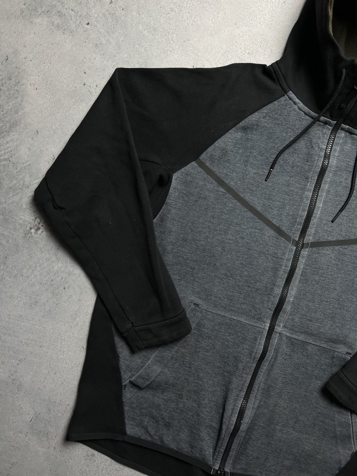 Jordan Brand Zip Up Hoodie Nike Tech Fleece Drill y2k Zipper Size US XL / EU 56 / 4 - 4 Thumbnail