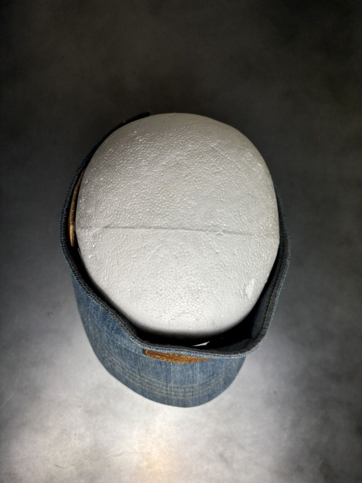 Levi's 1970s Levi's Orange Tab Hat 70s Vintage Levis Denim Visor US Size ONE SIZE - 17 Thumbnail