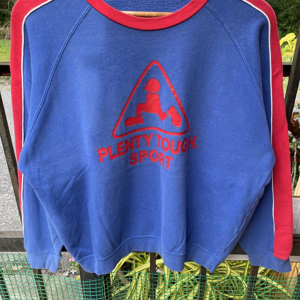 Vintage 🔥Vintage 90s Plenty Tough Sports Big Logo Sweatshirts Size US M / EU 48-50 / 2 - 5 Thumbnail