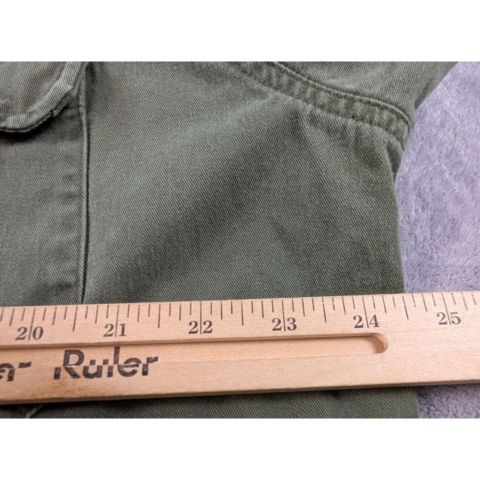 Vintage VINTAGE Woolrich Button-Up Shirt Mens L Beige Green Khaki Patch Collar Long Sleeve Button-Down Casual Outdoor Classic Modern All Seasons Size US L / EU 52-54 / 3 - 6 Thumbnail