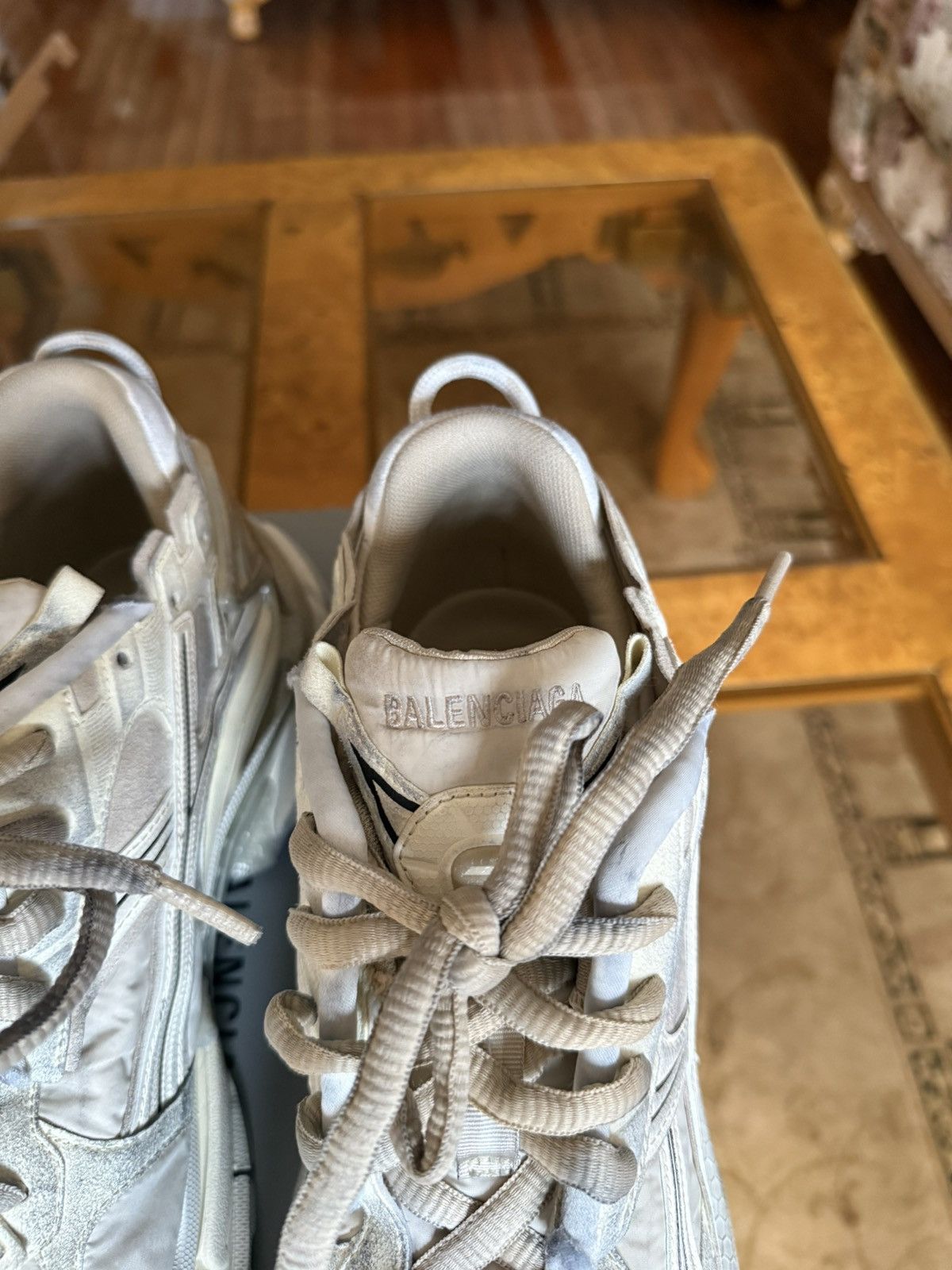 Balenciaga Balenciaga Runner Beige Size US 12 / EU 45 - 6 Thumbnail