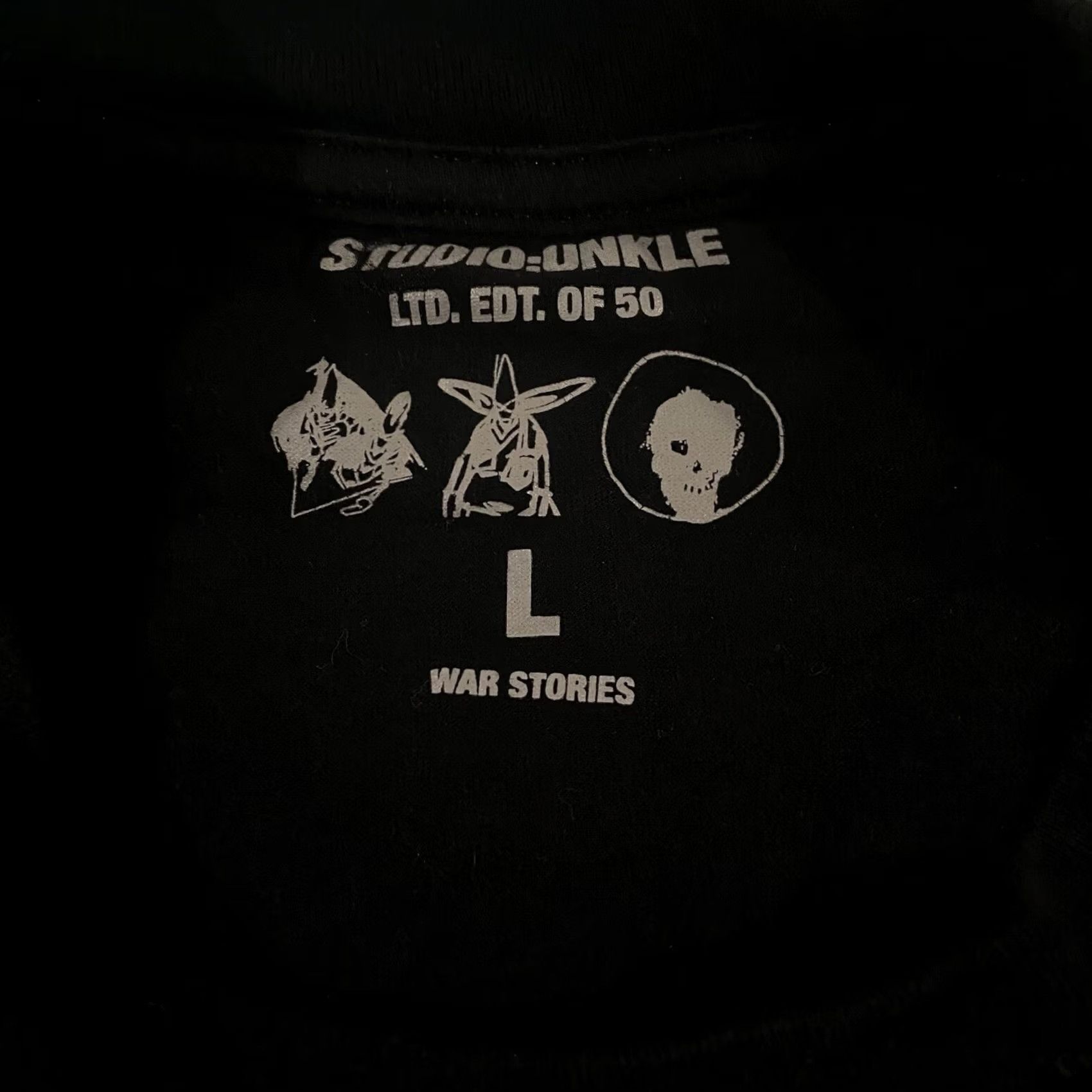 Vintage Unkle War Stories Will Bankhead All Surrender Shirt Ltd Edition Of 50 Rare L Graphic Tee 90s Black Mens T-Shirt Short Sleeve 100% Cotton Size US L / EU 52-54 / 3 - 6 Thumbnail