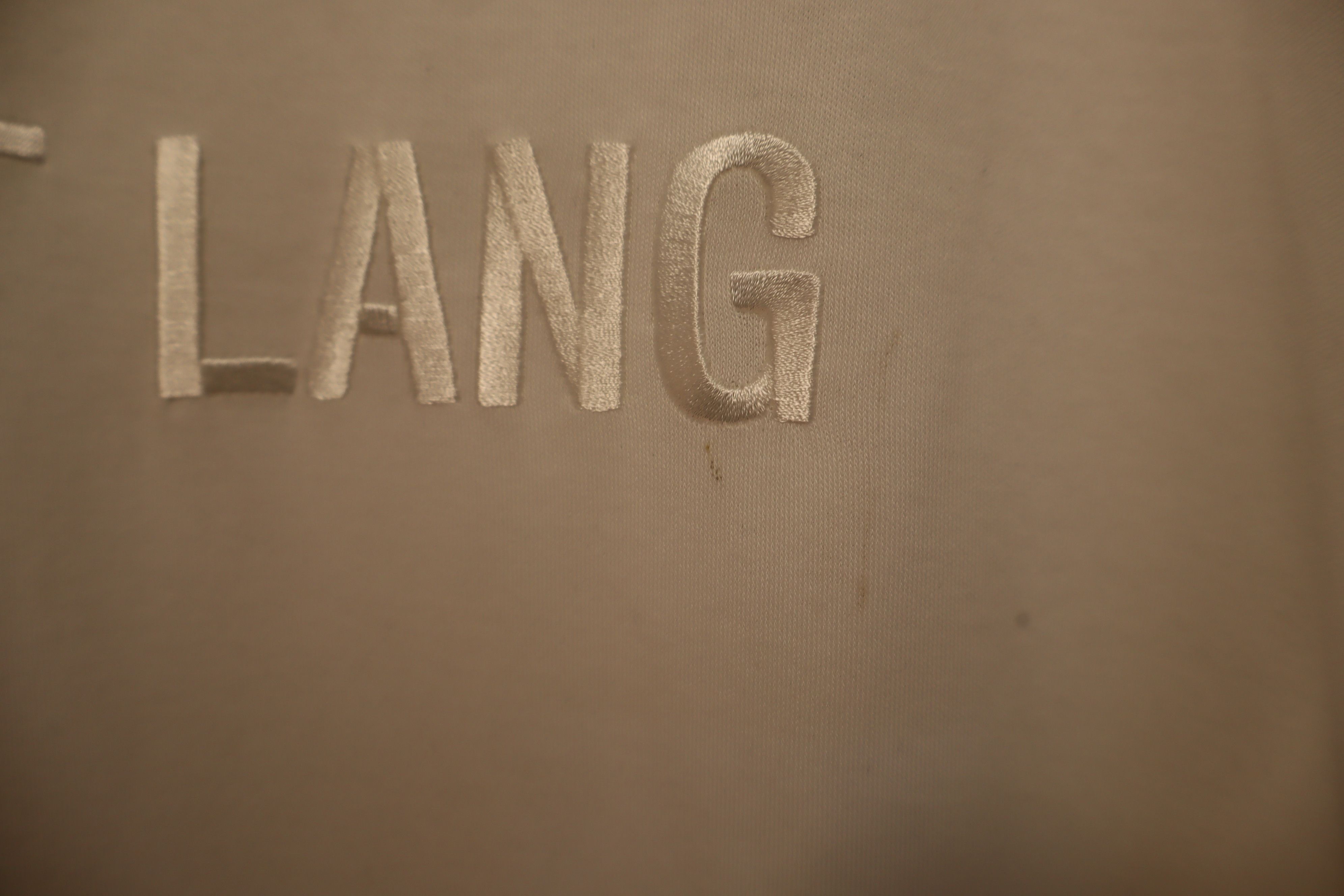 Helmut Lang Embroidered logo t-shirt Size US L / EU 52-54 / 3 - 5 Thumbnail
