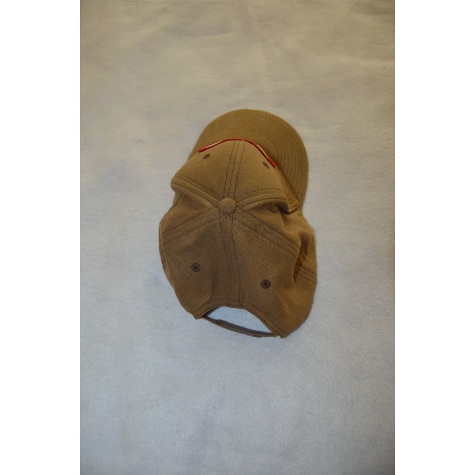 Vintage Manitobah Mukluks Khaki Topwater Snapback Hat Cap Hat Mens Adjustable Beige Canvas Buffalo Pattern Outdoor Cap Size ONE SIZE - 2 Thumbnail