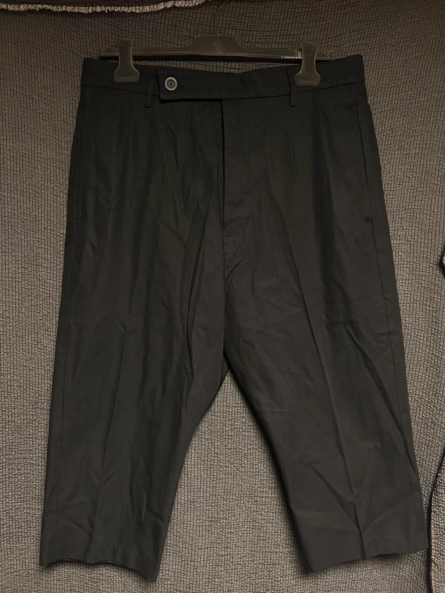 Rick Owens Rick Owens 16ss Runway Cropped Trousers 50 Size US 34 / EU 50 - 1 Thumbnail