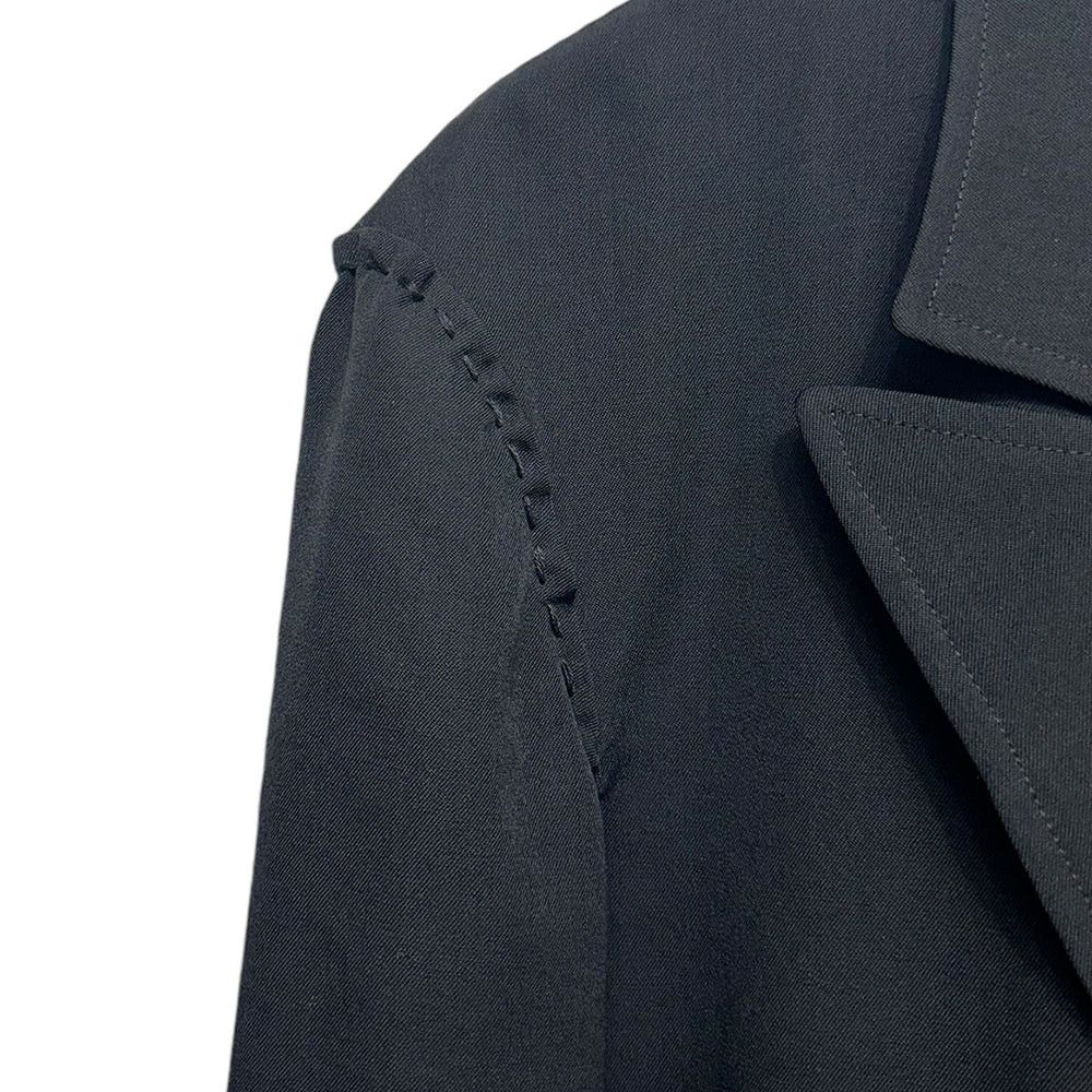 Yohji Yamamoto Yohji Yamamoto pour homme 17AWPrint Embroidery Long Jacket Size US L / EU 52-54 / 3 - 6 Thumbnail