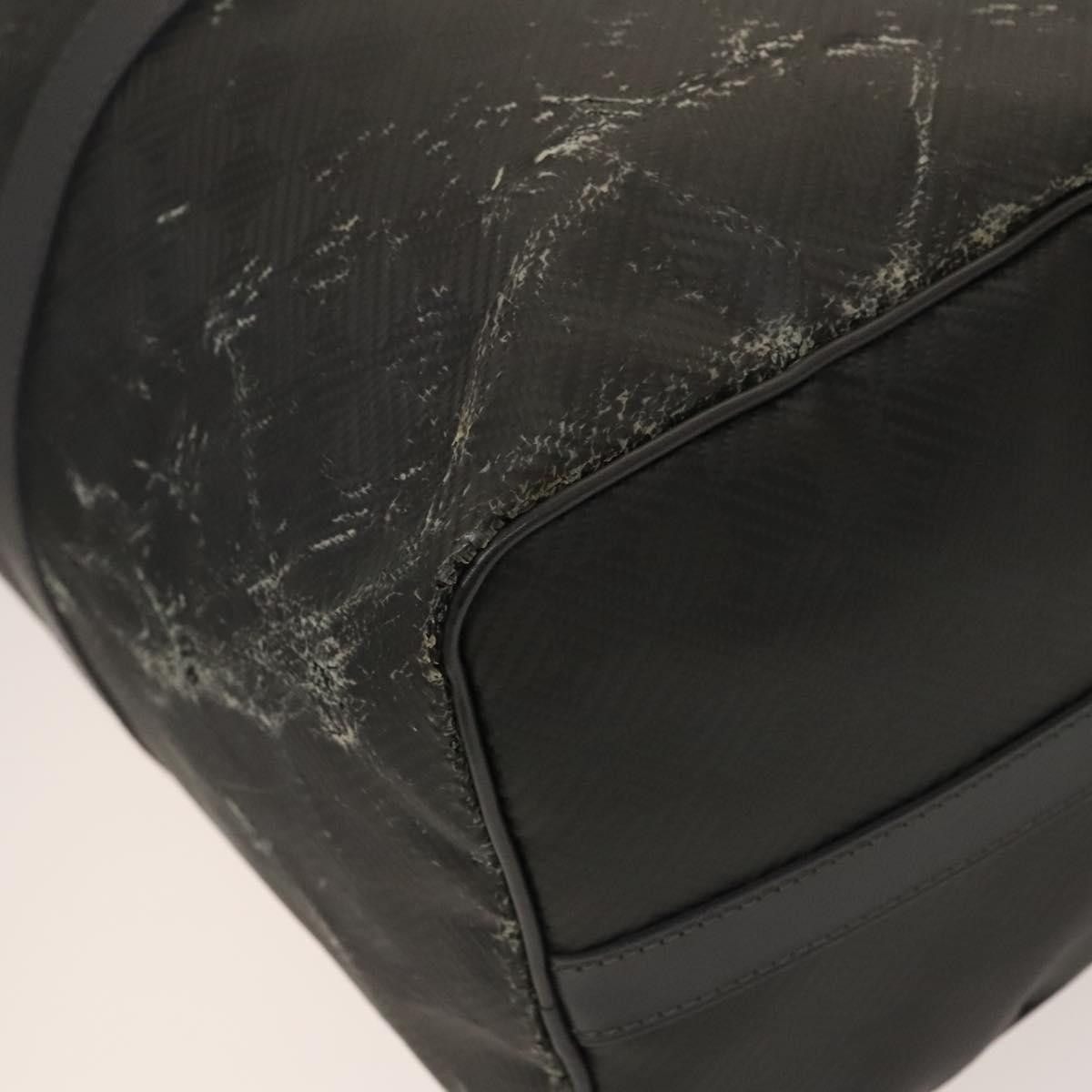 Louis Vuitton LOUIS VUITTON Damier Carbon Keepall 45 Boston Bag Black Size ONE SIZE - 9 Thumbnail