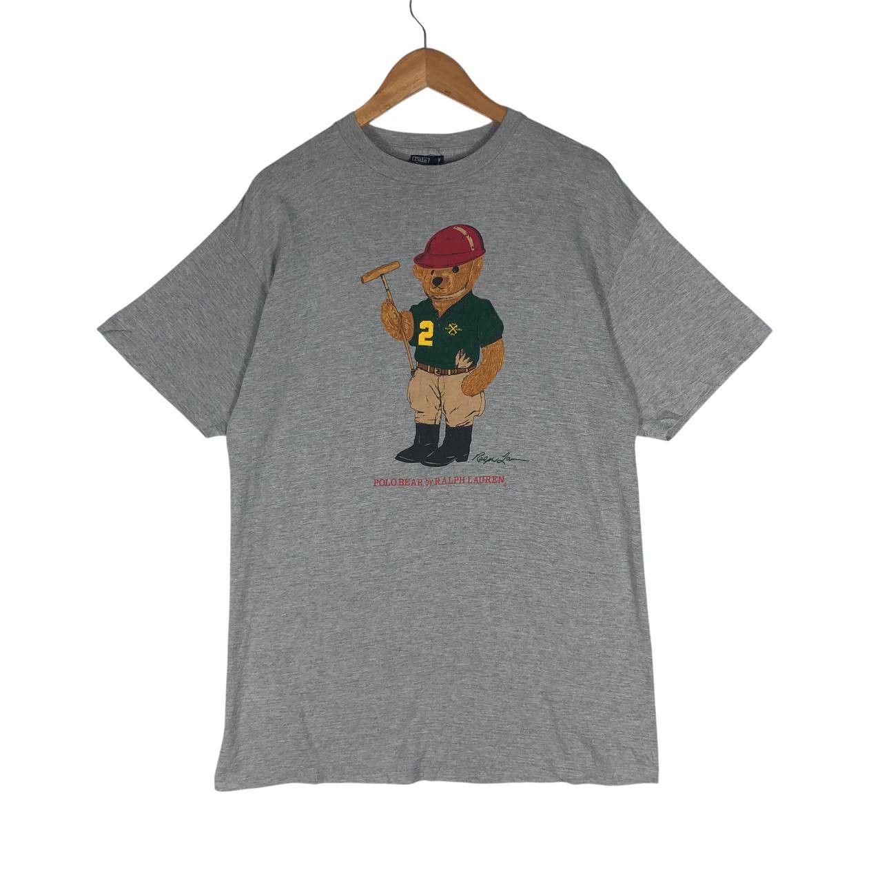 Polo Ralph Lauren Vintage Polo Ralph Laurent Polo Bear T-Shirt Size US M / EU 48-50 / 2 - 1 Thumbnail
