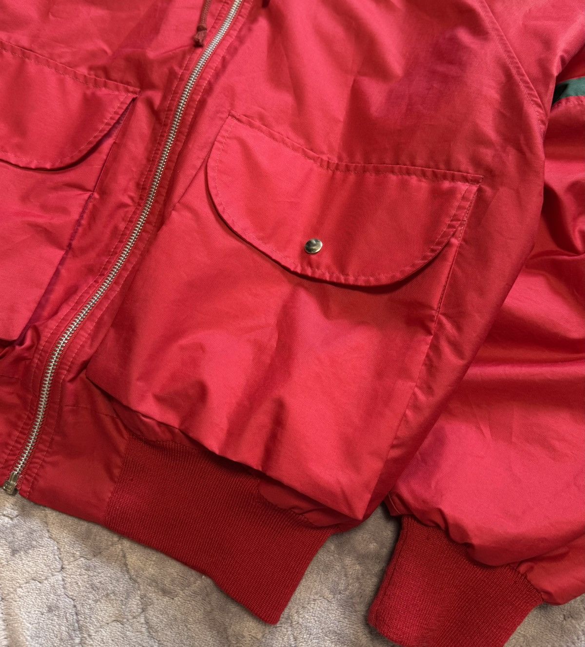 Lacoste × Vintage Vintage 80s Lacoste Bomber Jacket Size US L / EU 52-54 / 3 - 10 Thumbnail