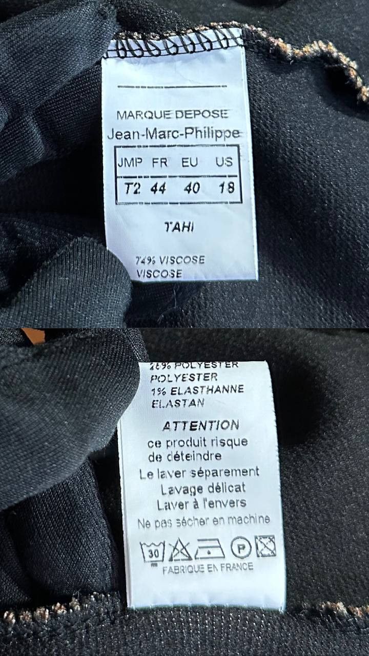 Vintage Jean Marc Philippe JMP shirt top Made in France geometric Size L / US 10 / IT 46 - 9 Thumbnail
