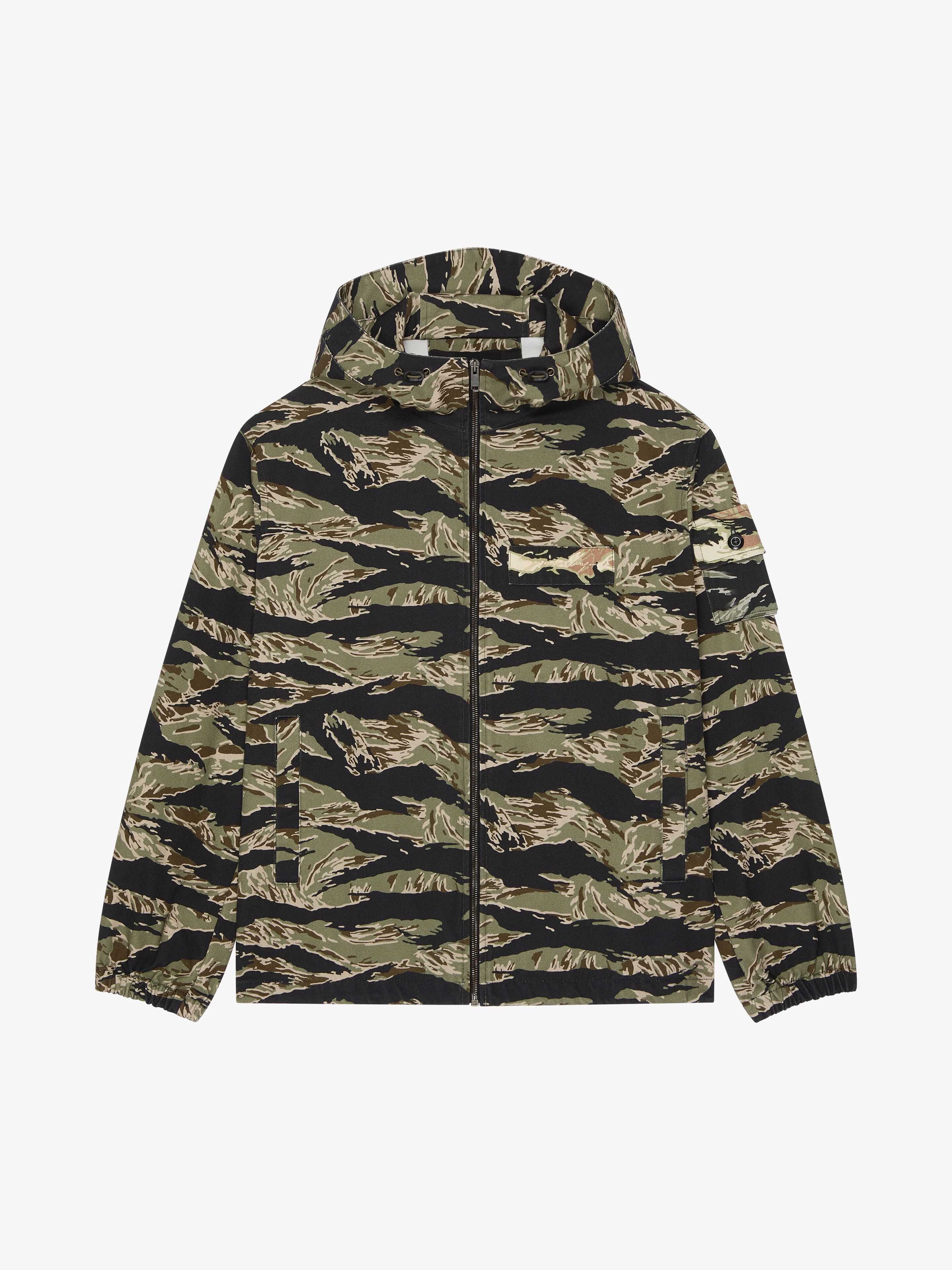 Givenchy o1w1db10925 Military Windbreaker Jacket in Multicolor Size US M / EU 48-50 / 2 - 1 Thumbnail