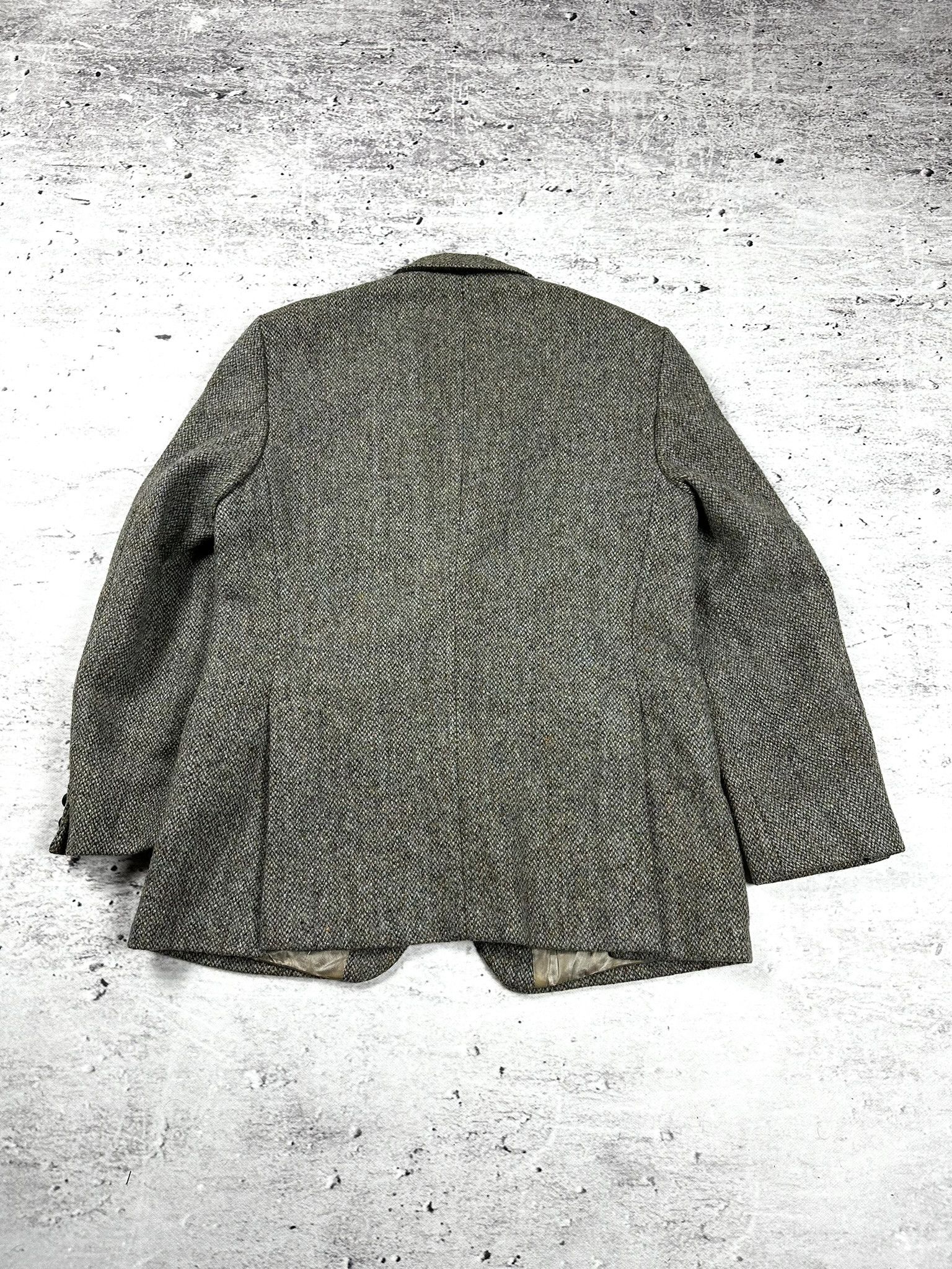 Harris Tweed × Vintage Vintage Harris Tweed wool blazer jacket 80s 90s Size 50L - 5 Thumbnail