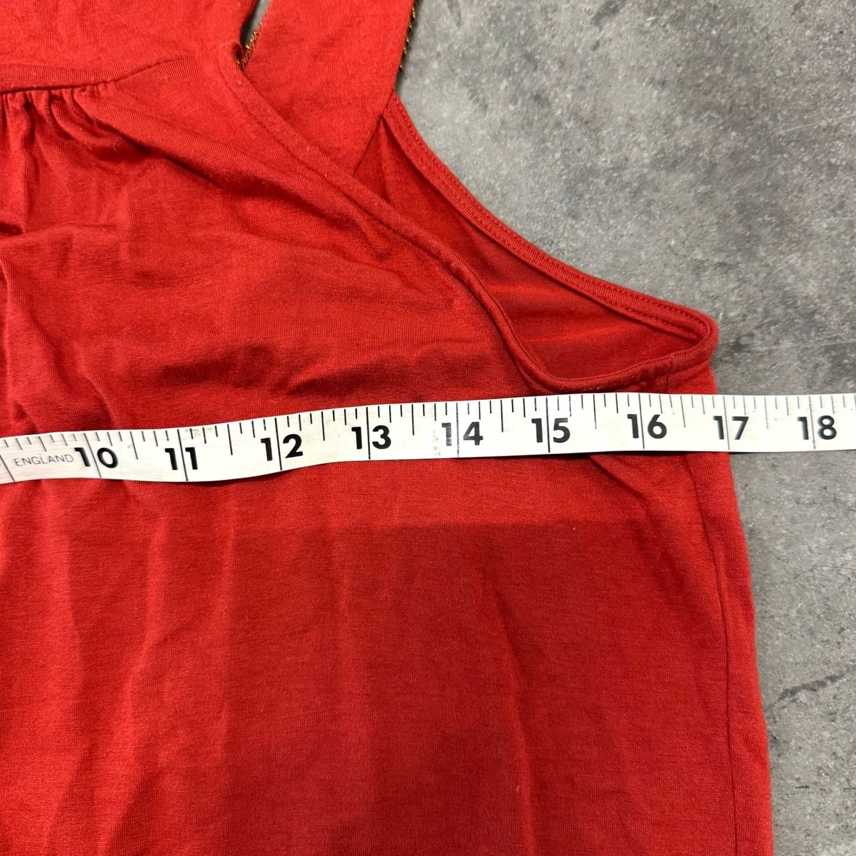 Forever 21 VINTAGE Forever 21 Halter Tank Top S Orange Embellished XXi Y2K Made in USA Womens Tank Top S Womens Size S / US 4 / IT 40 - 4 Thumbnail