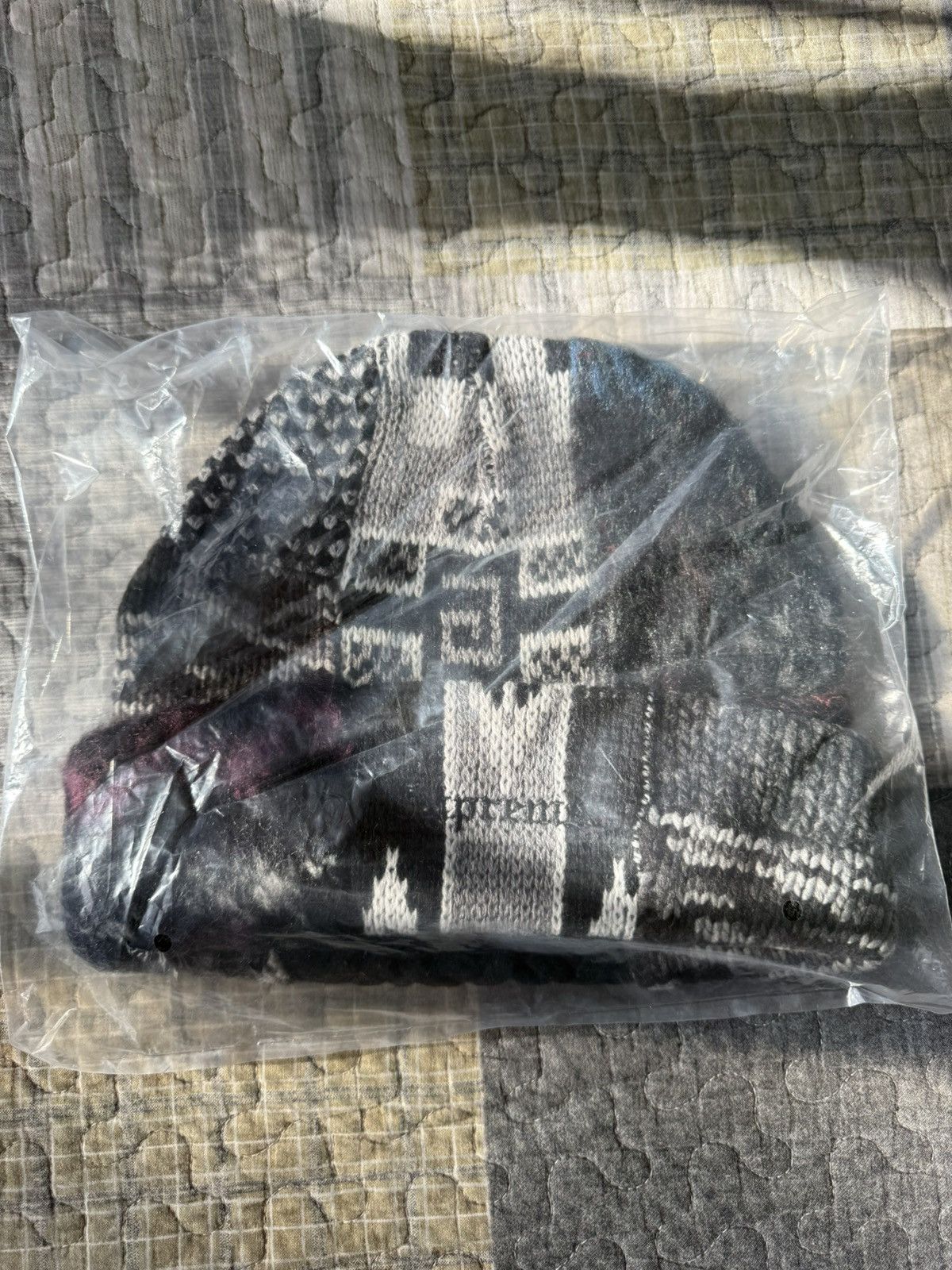 Supreme Supreme Patchwork Beanie Black SS26 NEW Size ONE SIZE - 1 Thumbnail