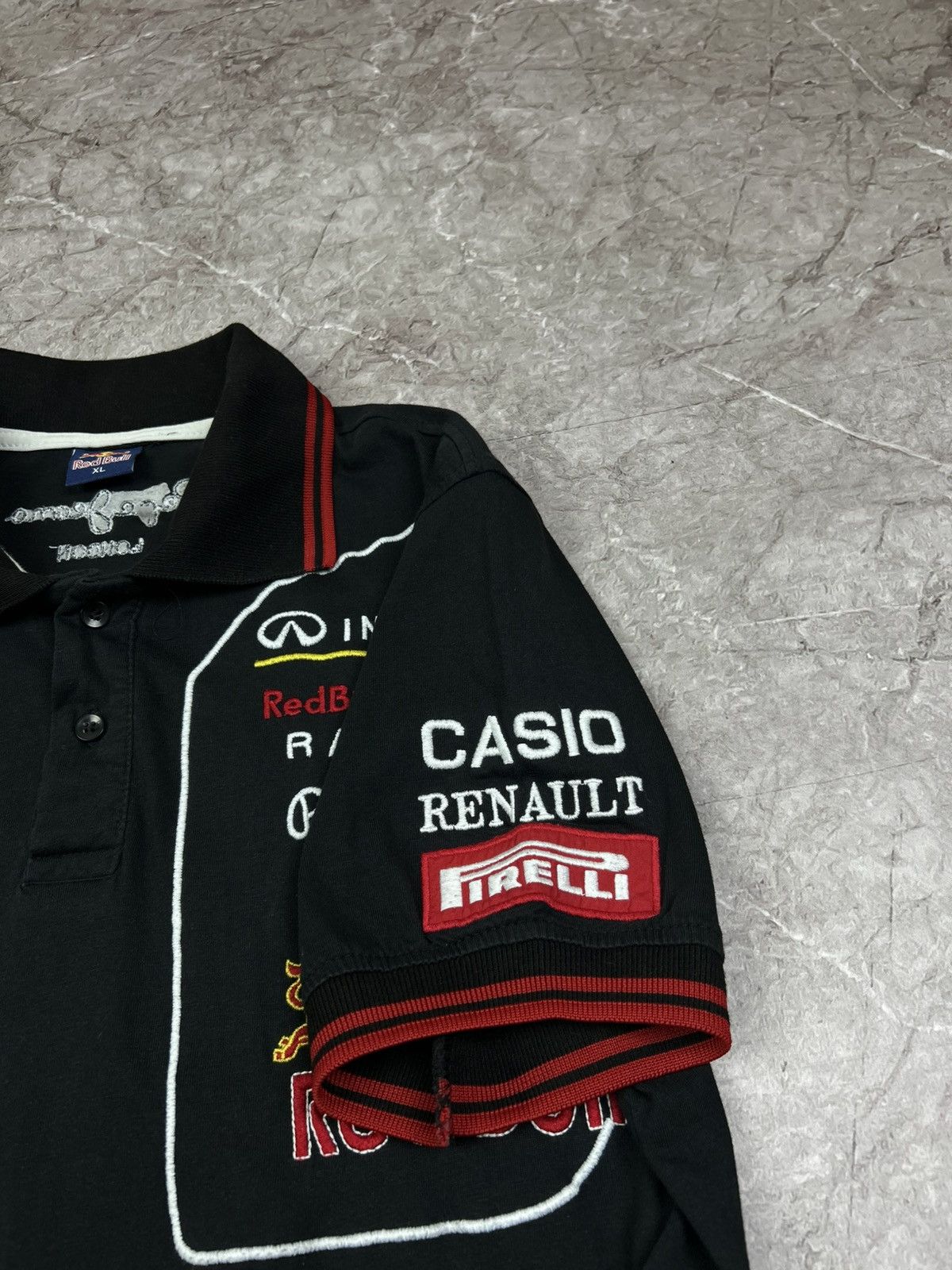 Formula 1 × Pelle Pelle × Red Bull Vintage Red Bull Infinity Racing Polo Shirt F1 Grand Prix Size US XL / EU 56 / 4 - 7 Thumbnail