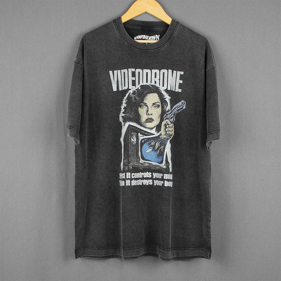 Japanese Brand Videodrome T-shirt David Croneberg Size US XXL / EU 58 / 5 - 1 Thumbnail