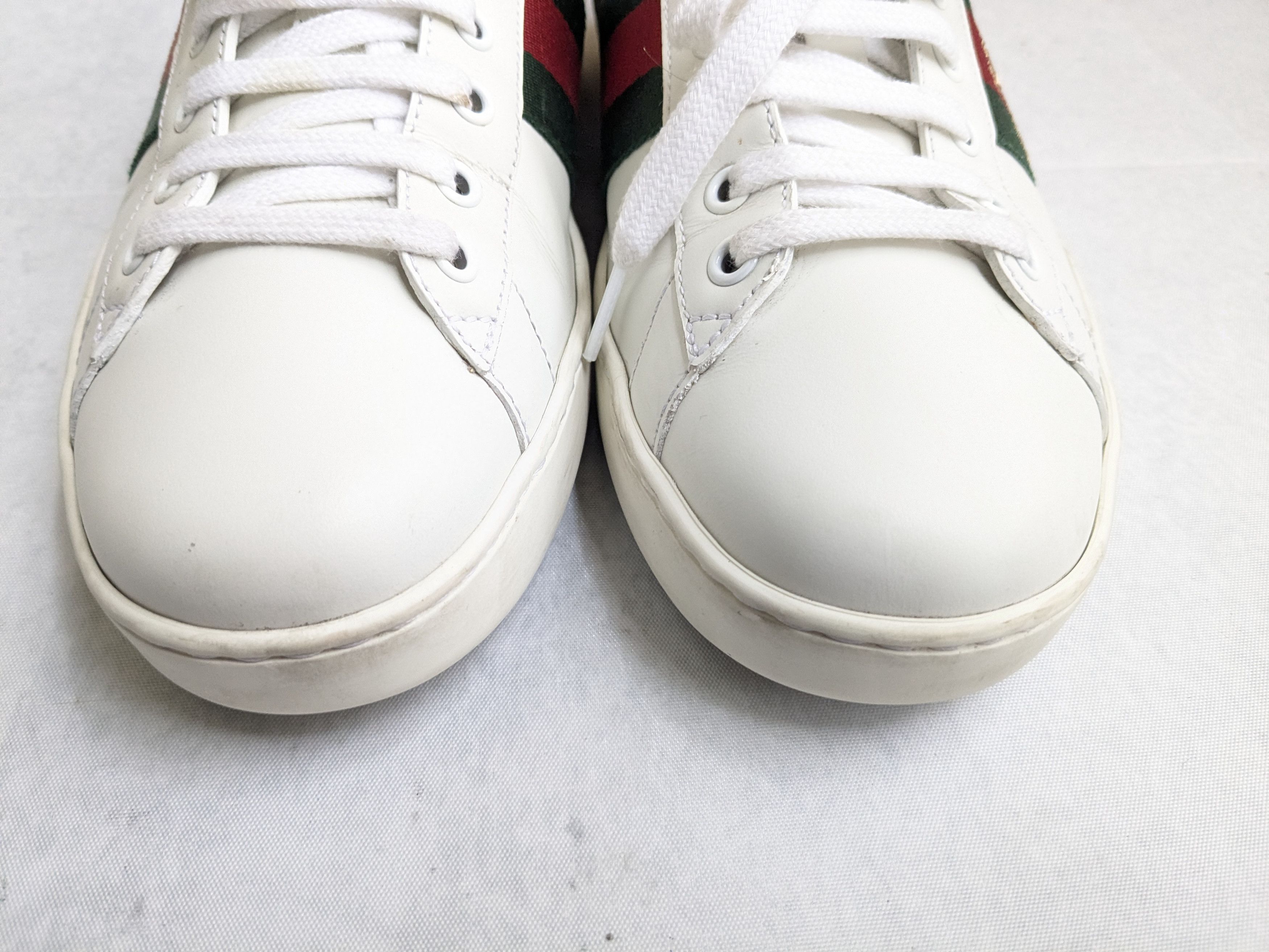 Gucci Gucci Ace White Bee 9 Low Tops Leather Size US 9 / EU 42 - 3 Thumbnail