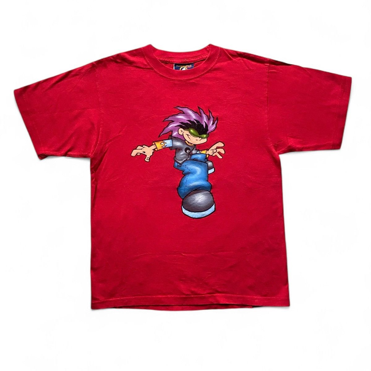 JNCO Vintage FLAMEHEAD USA T-Shirts Size US M / EU 48-50 / 2 - 1 Thumbnail