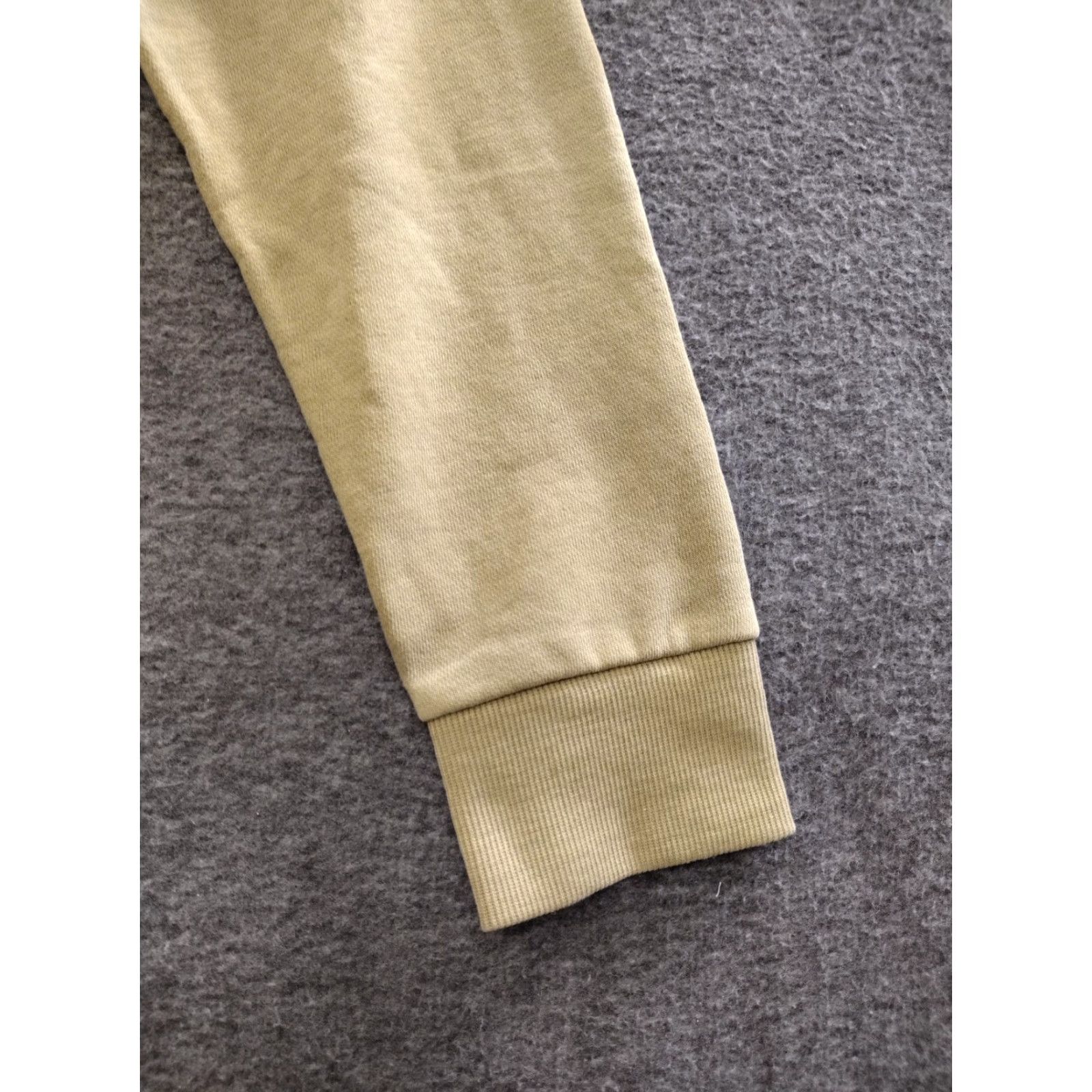 Vintage VINTAGE Sweatshirt Hoodie Women's XL Beige Knit Cropped Long Sleeve w/ Pocket Size XL / US 12-14 / IT 48-50 - 6 Thumbnail