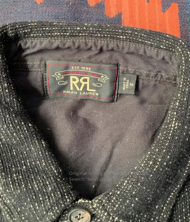 RRL Ralph Lauren RRL Ralph Lauren Thick vertical striped shirt Size US M / EU 48-50 / 2 - 5 Thumbnail