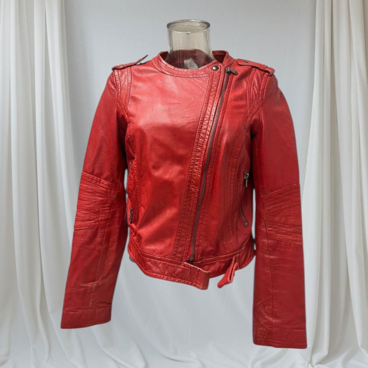 Gucci The Asymmetrical Moto Leather Jacket Size ONE SIZE - 4 Thumbnail