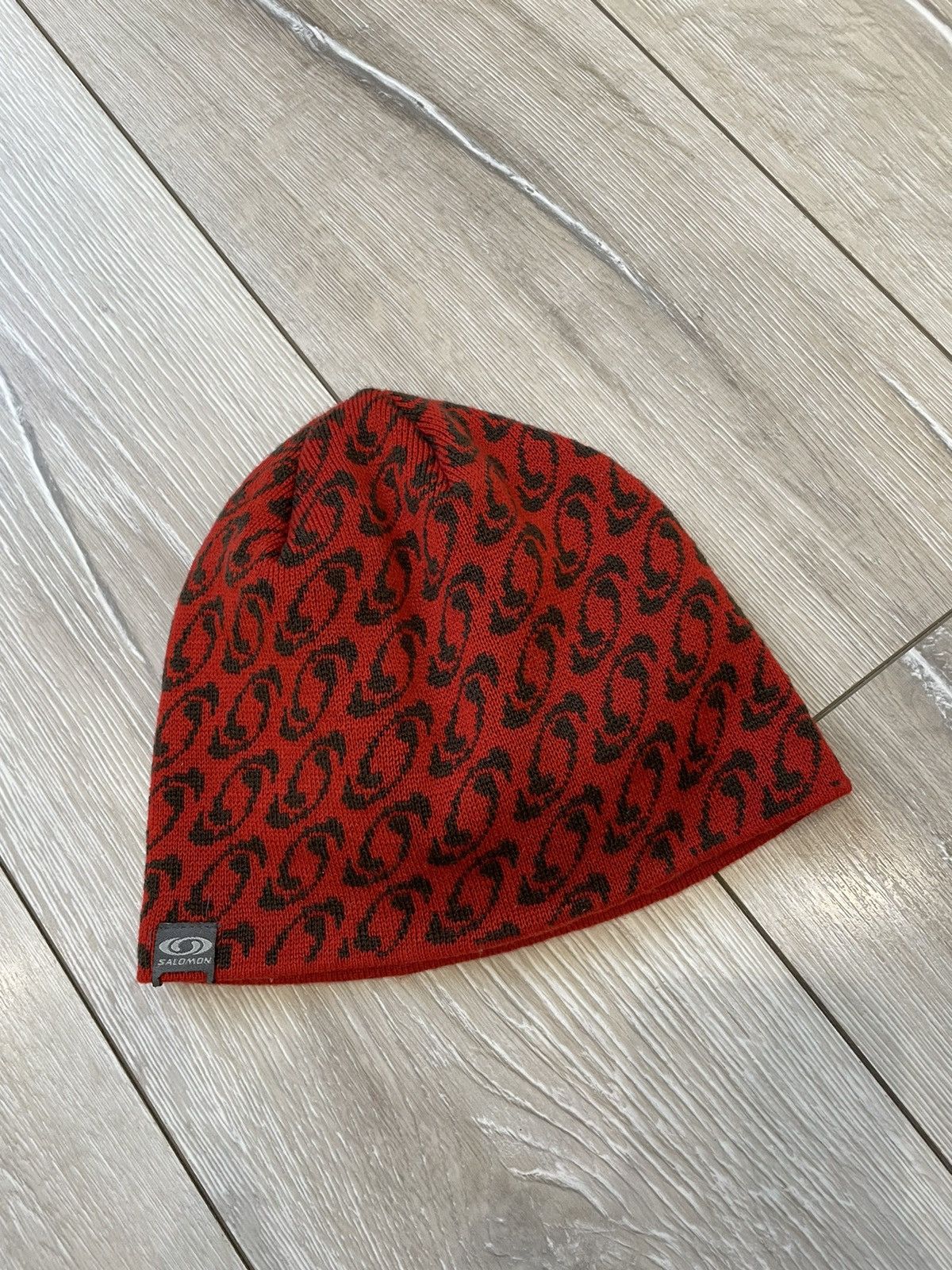 Salomon 2000’s Vintage Salomon Logo Monogram Beanie Cap Hat Size ONE SIZE - 1 Thumbnail