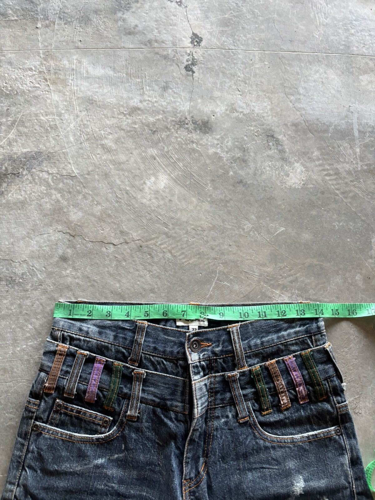 Hysteric Glamour NYLAUS doublewaist ppfm style japanese denim distressed fade Size US 28 / EU 44 - 18 Thumbnail