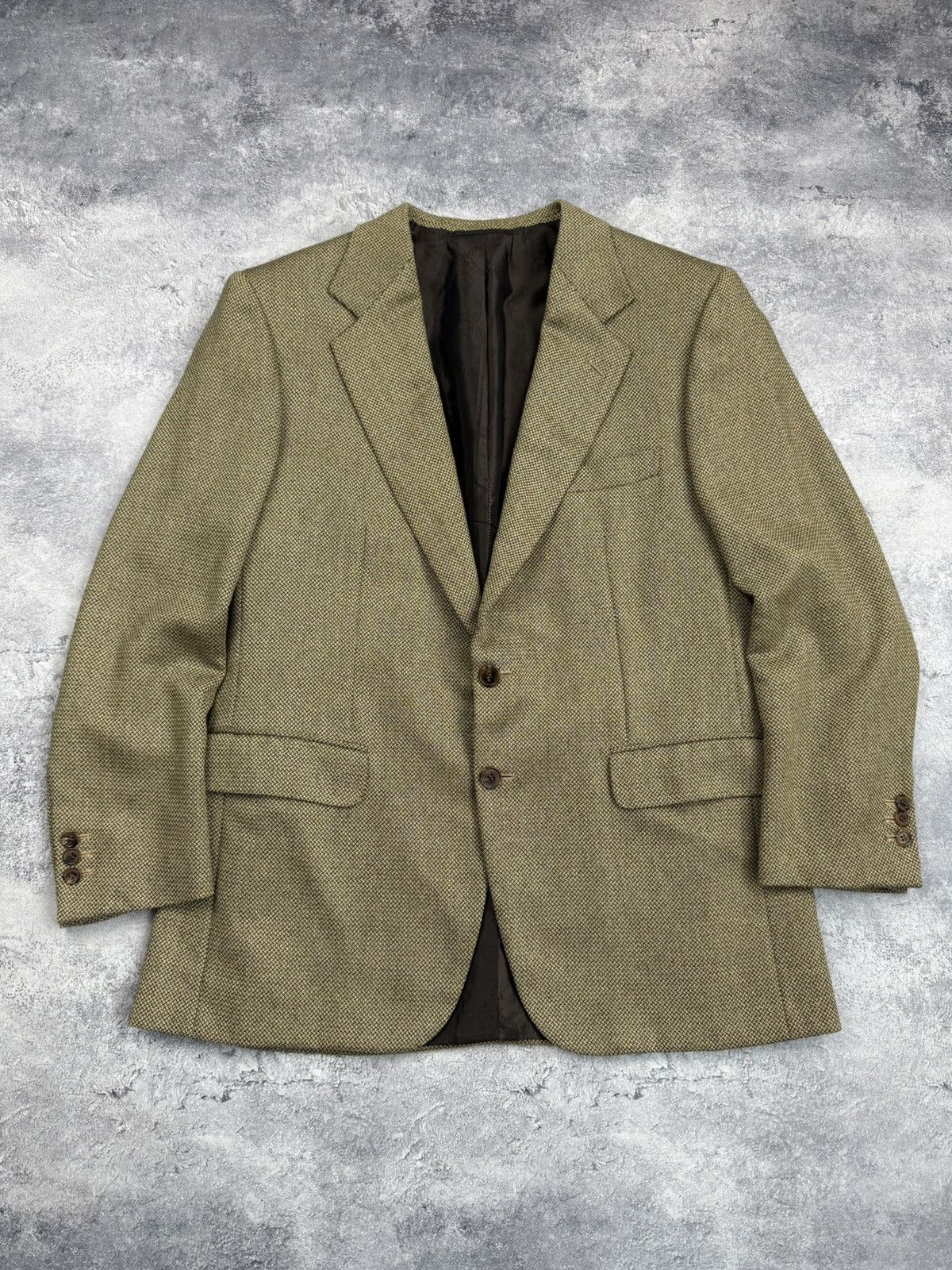Brioni Brioni 100% Cashmere Tweed Blazer Jacket Made In Italy Size 40R - 2 Thumbnail
