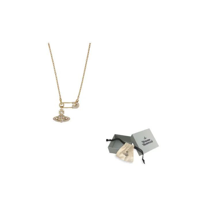 Vivienne Westwood Vivienne Westwood Safety Pin Pendant Necklace Size ONE SIZE - 1 Thumbnail